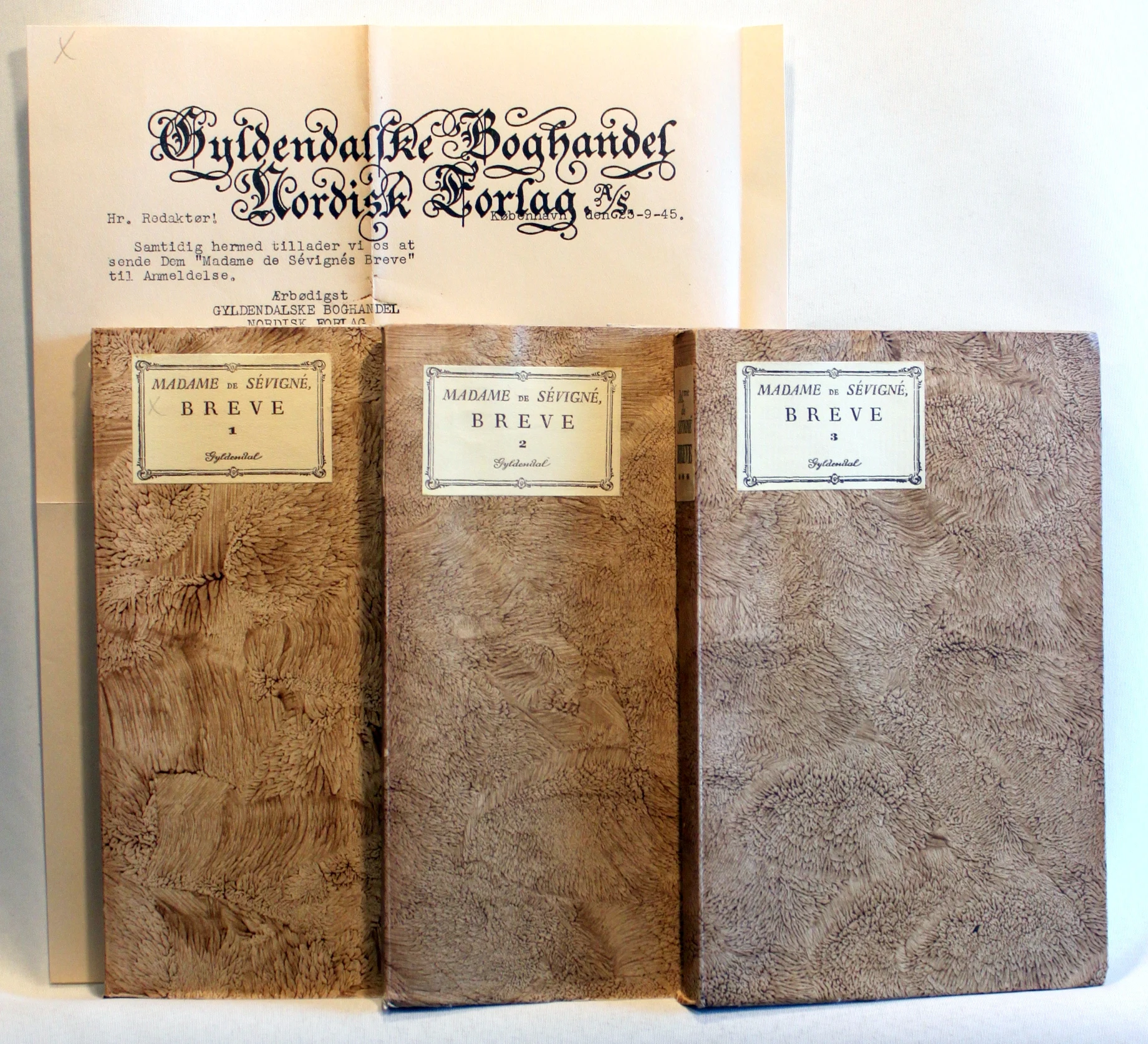 Breve i Udvalg. 3 Bind