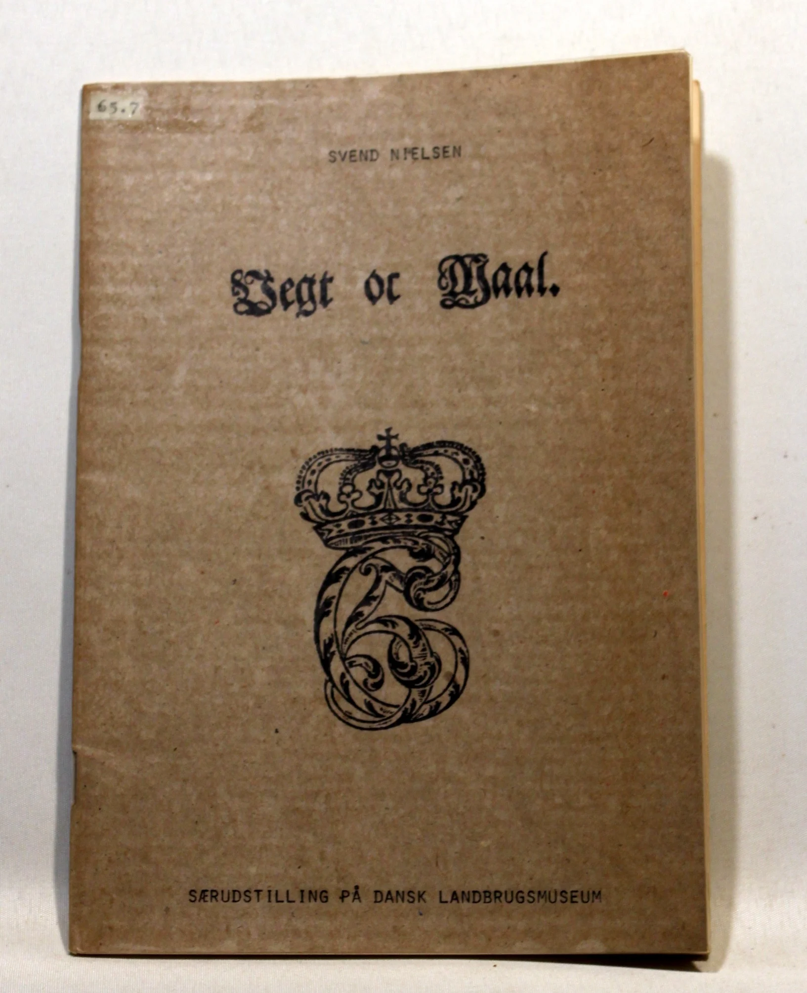 Vegt oc Maal. særudstilling på Dansk Landbrugsmuseum