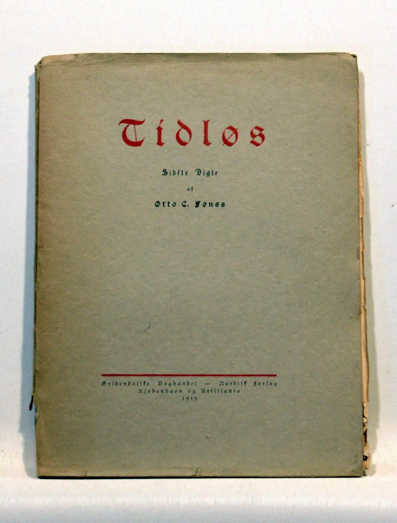 Tidløs. Sidste digte