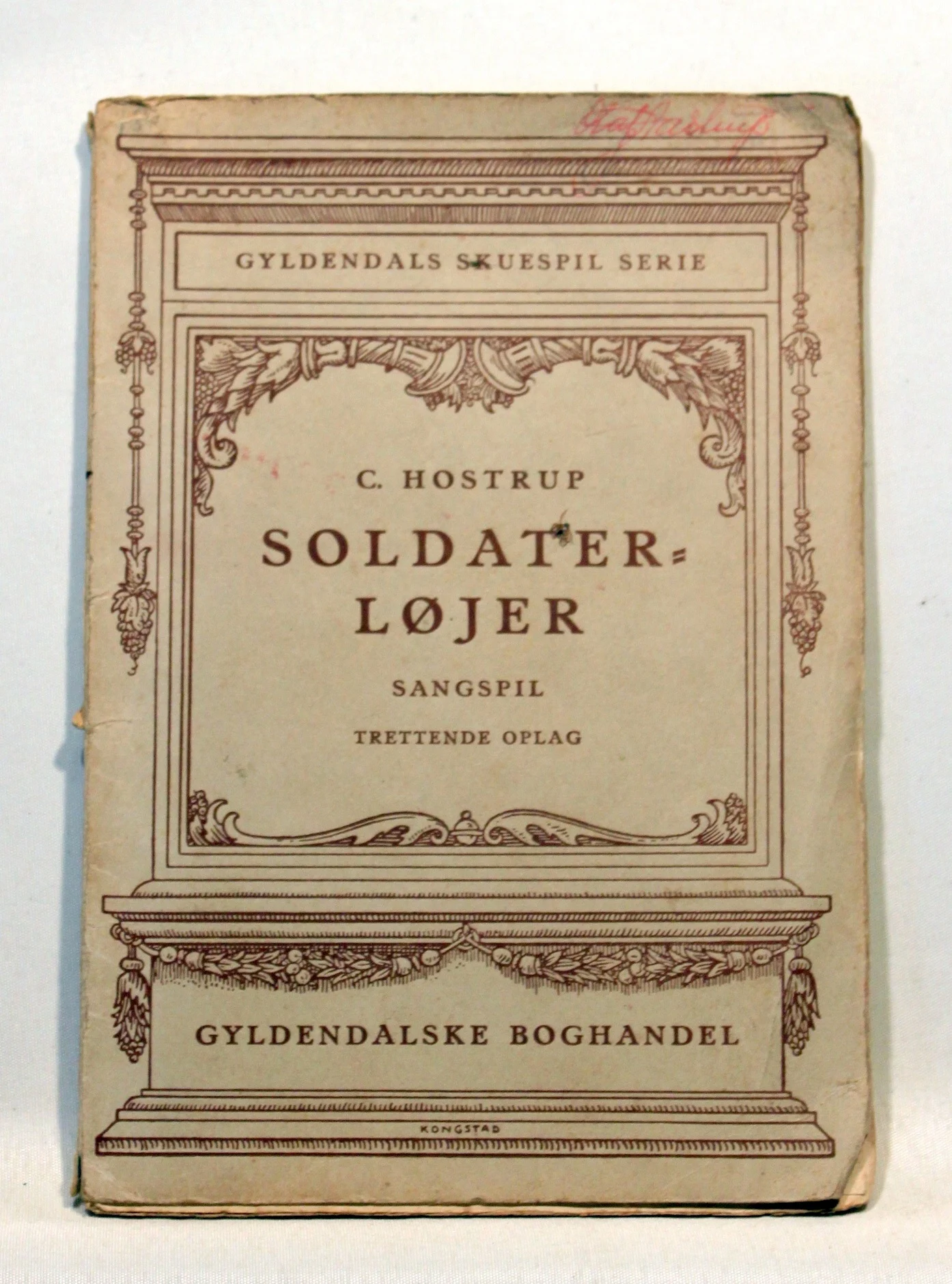 Soldaterløjer. Sangspil
