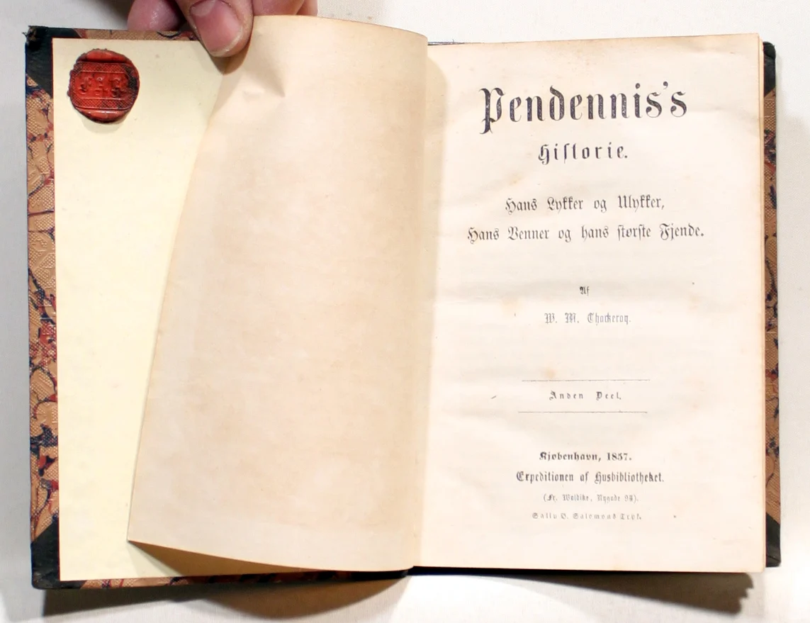 Pendennis’s Historie. Hans Lykker og Ulykker, hans Venner og hans største Fjende