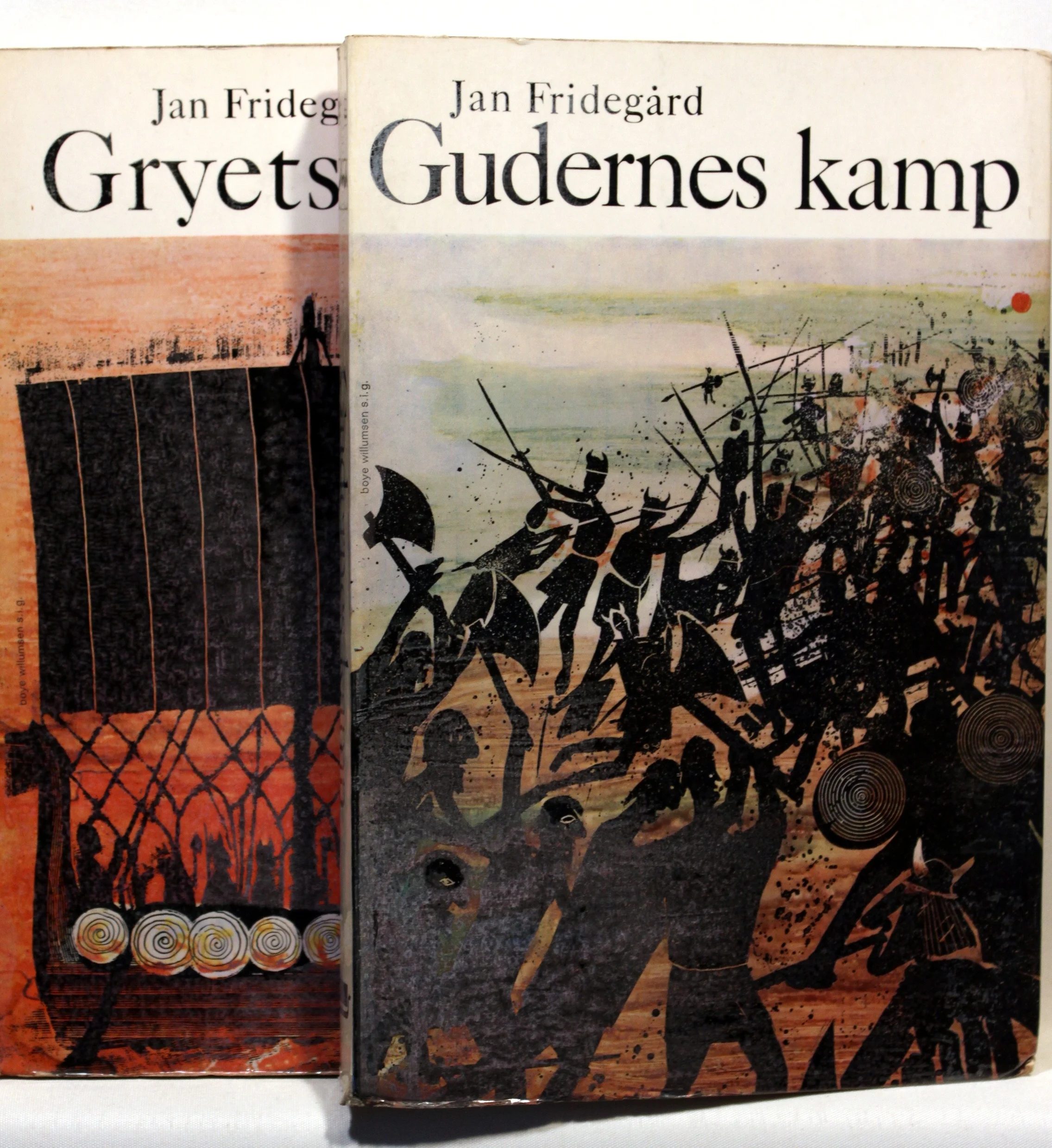 Gryets folk + Gudernes kamp. 2 Bind.