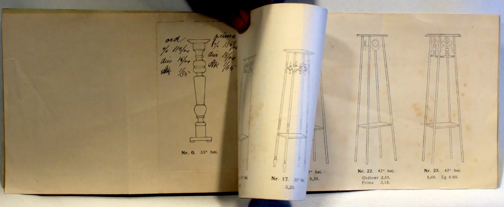 Katalog over Søjler og Standere