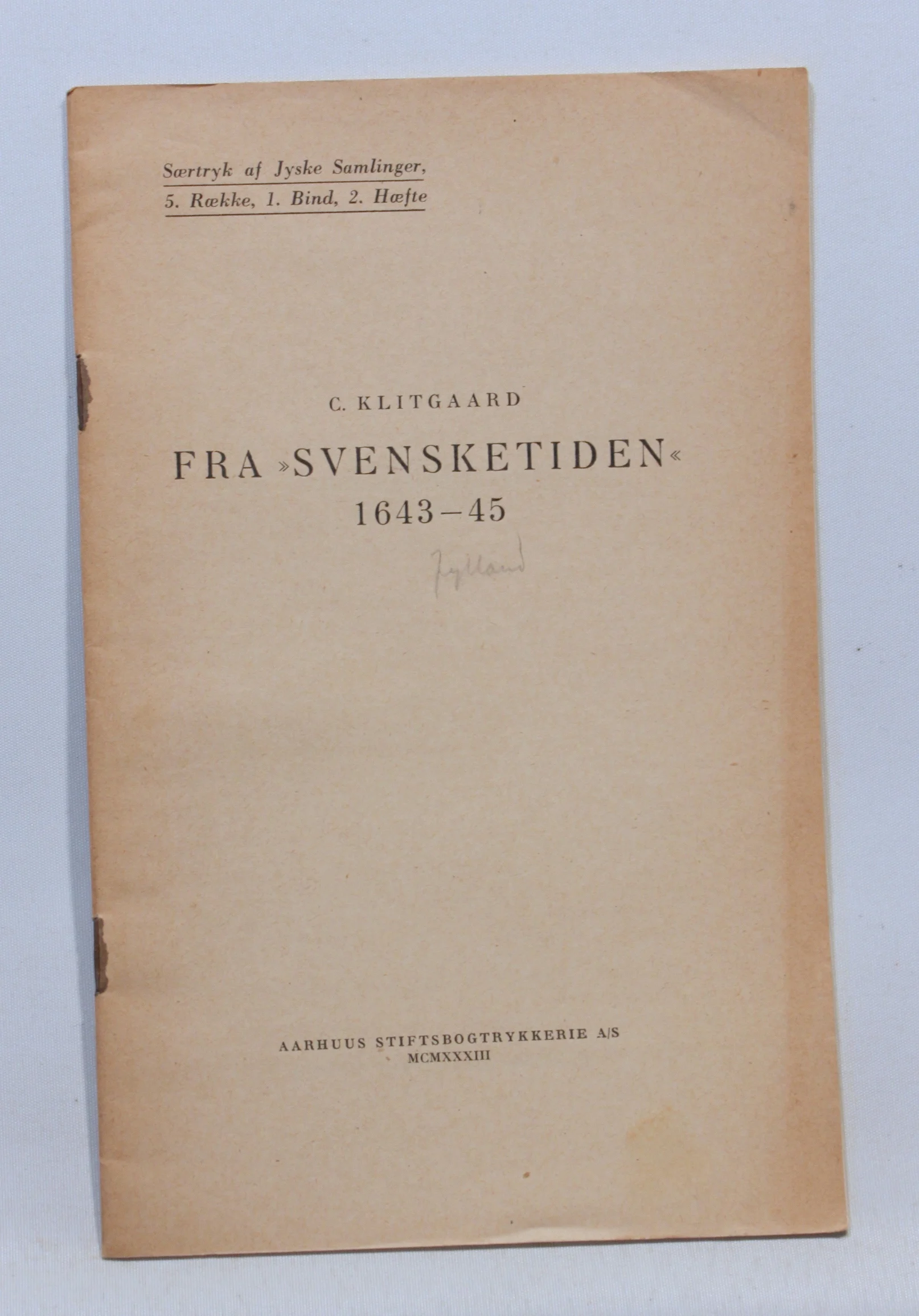 Fra Svensketiden 1643-45