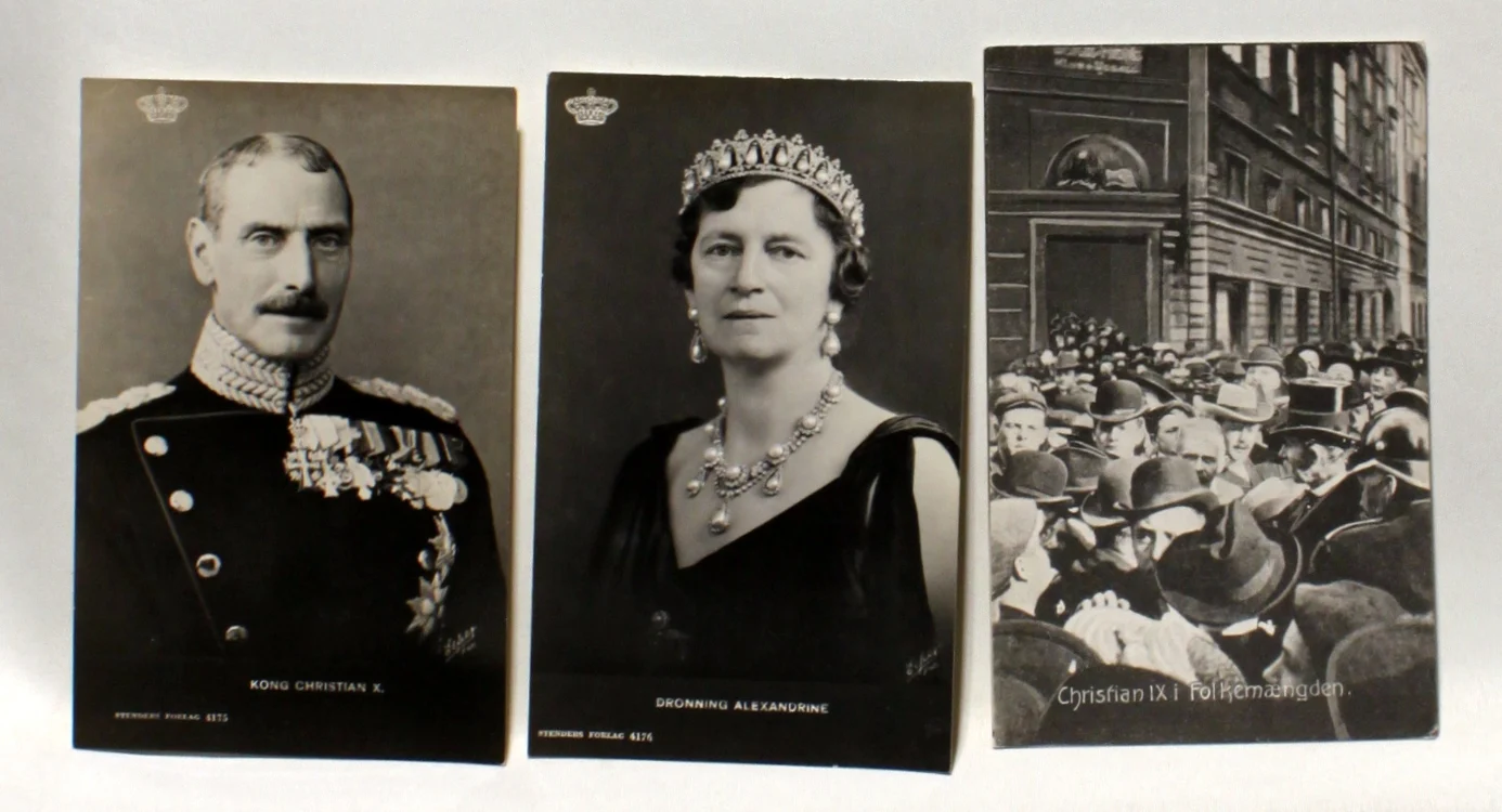 Kong Christian X. og Dronning Alexandrine.