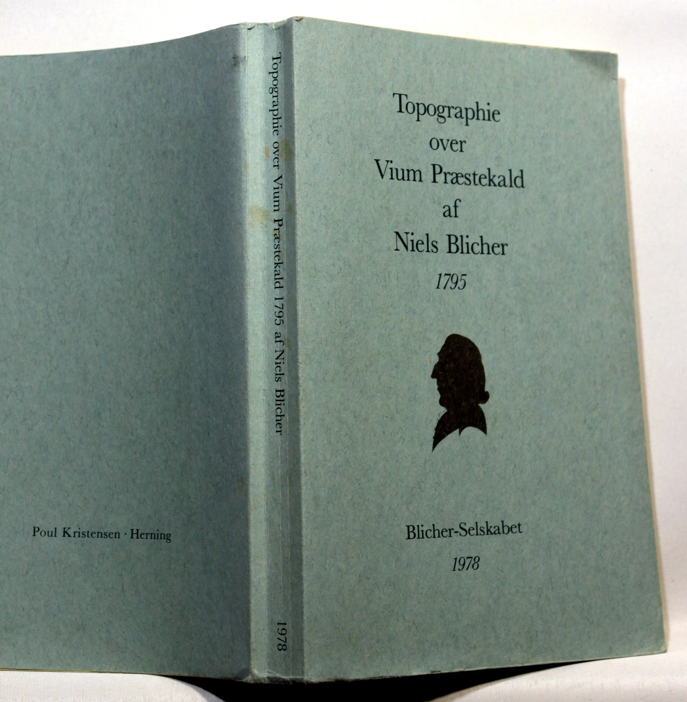 Topographie over Vium Præstekald af Niels Blicher 1795