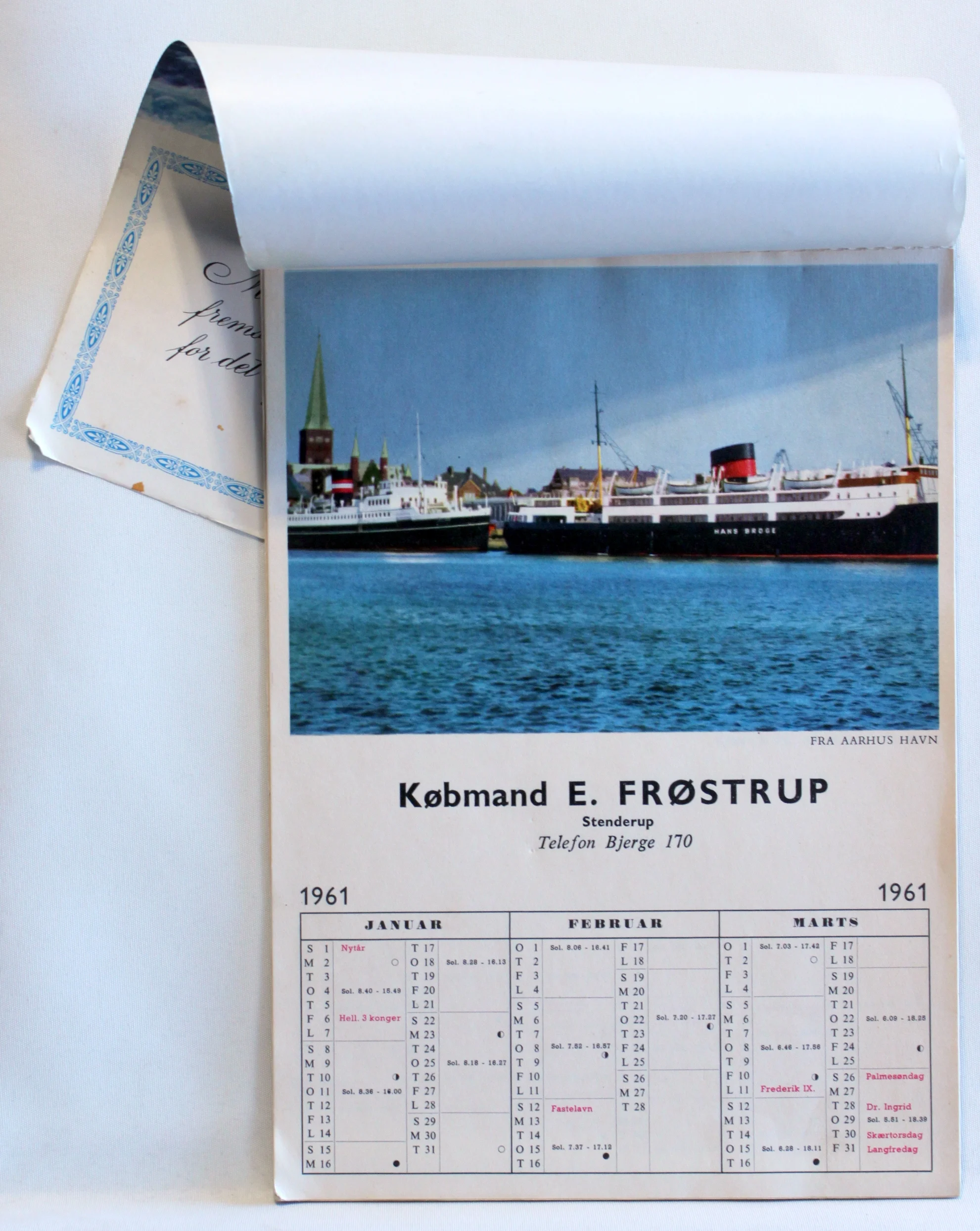 Købmand E. Frøstrup. Stenderup