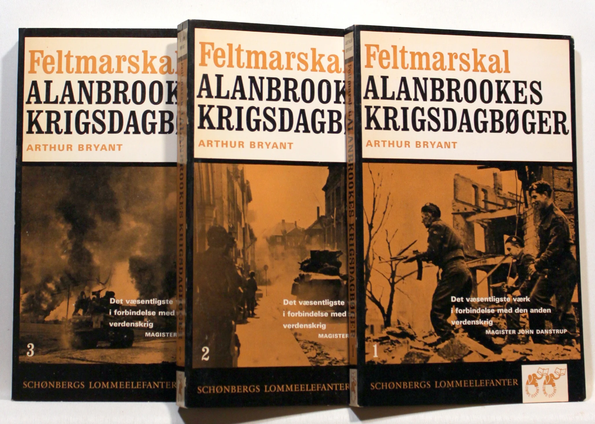 Feltmarskal Alanbrookes Krigsdagbøger 1939-1943. 3 bind