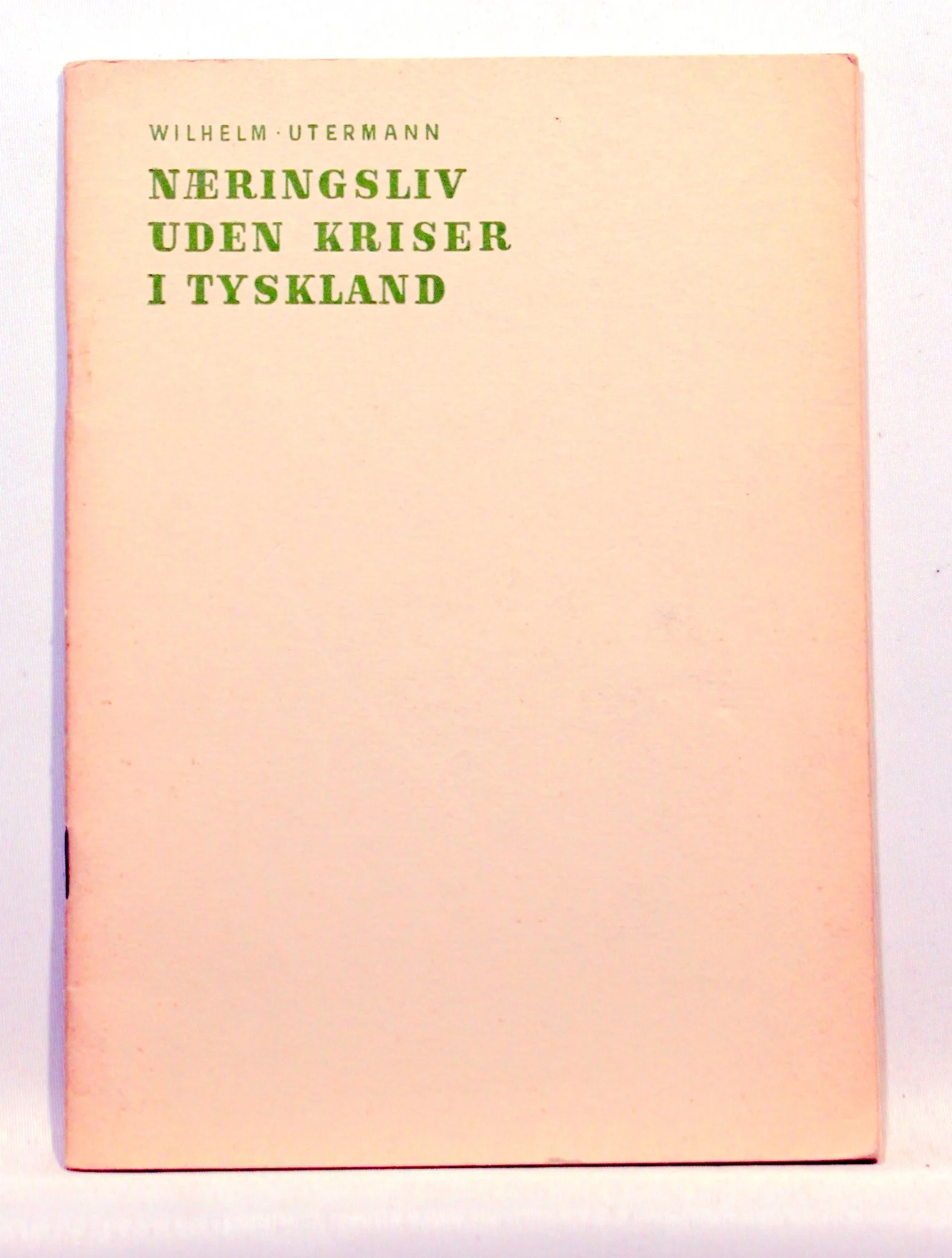 Næringsliv under kriser i Tyskland