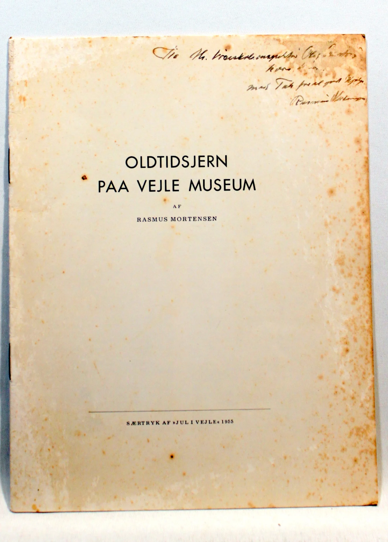 Oldtidsjern paa Vejle Museum