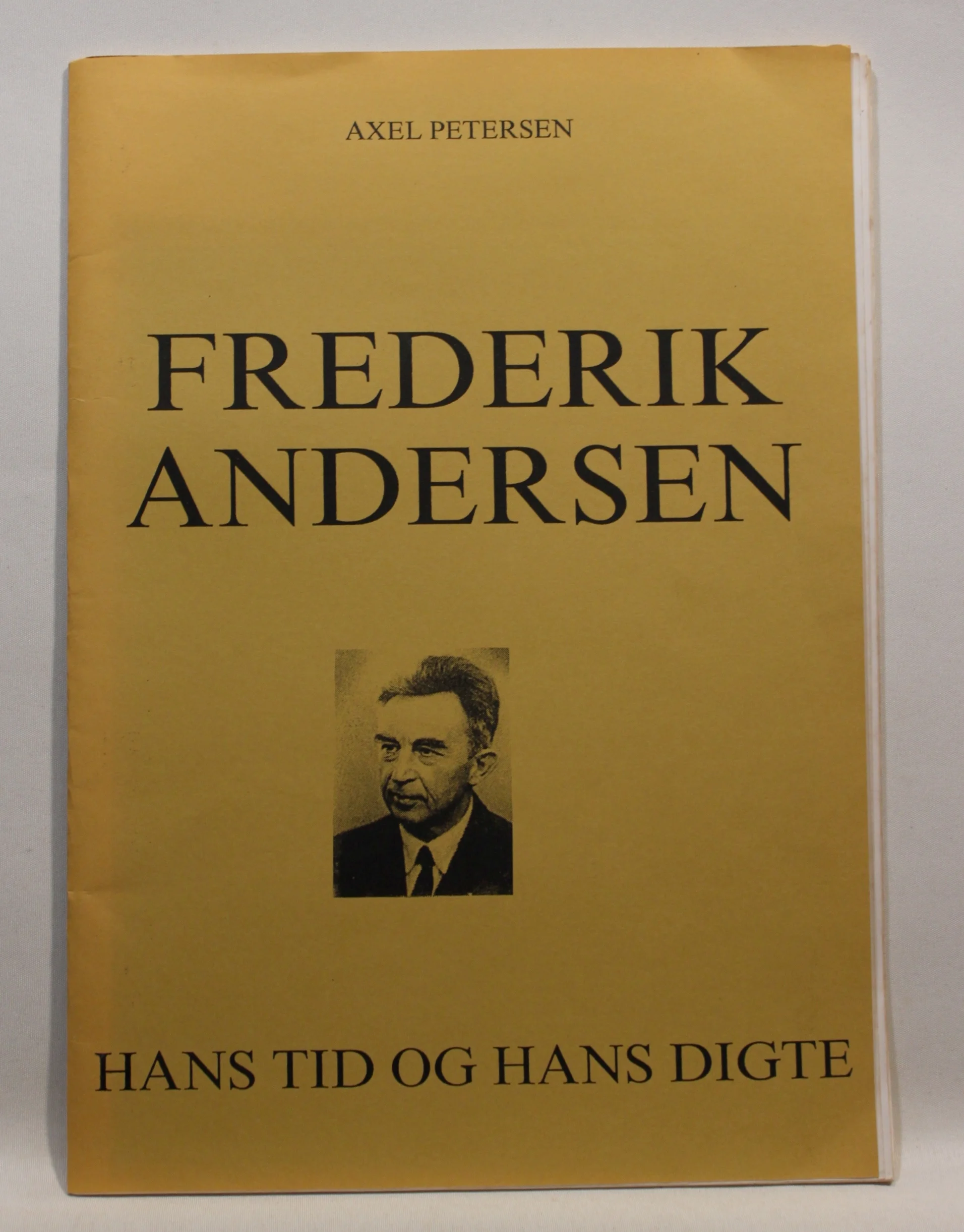 Frederik Andersen. Hans tid og hans digte