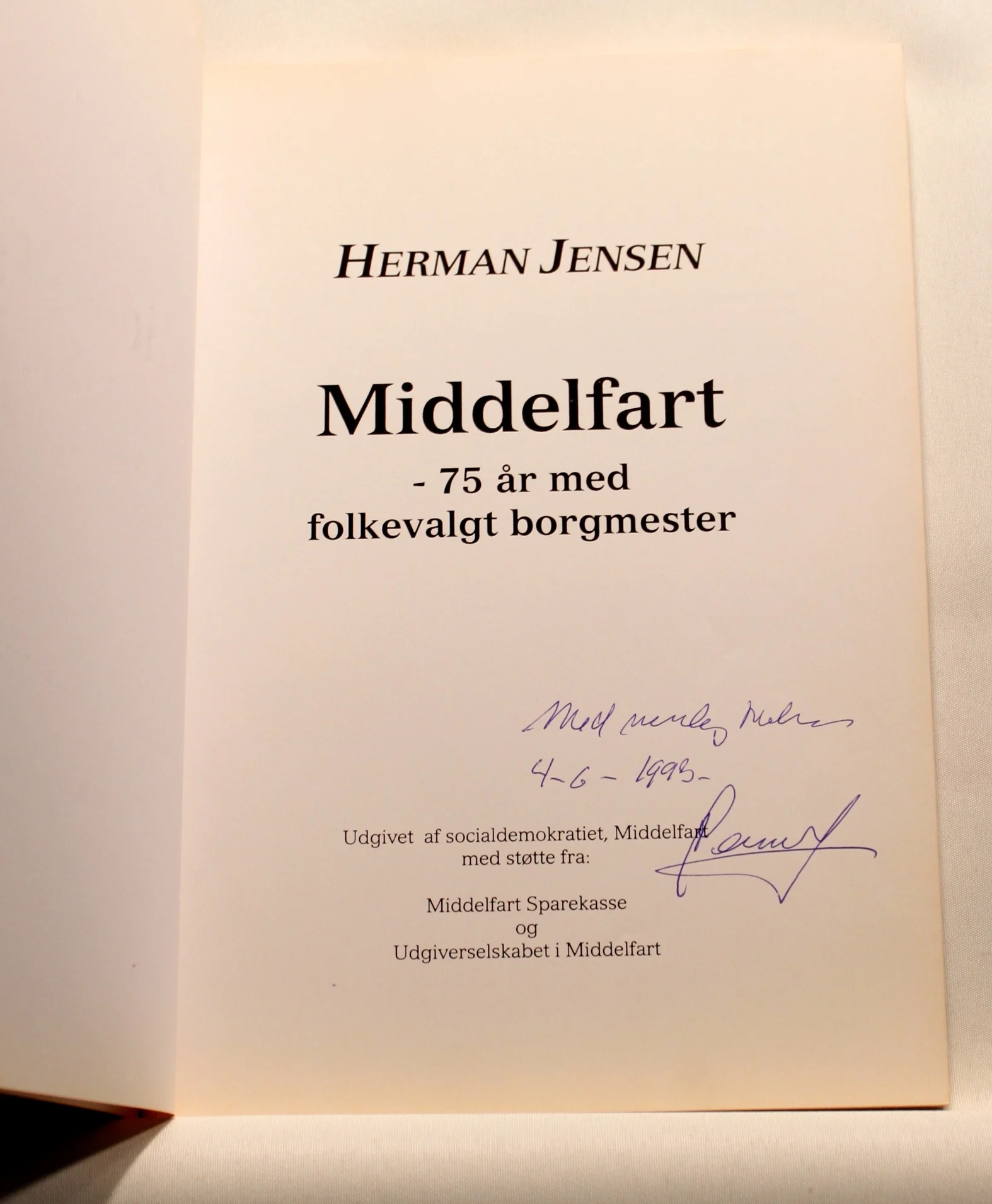 Middelfart – 75 år med folkevalgt borgmester