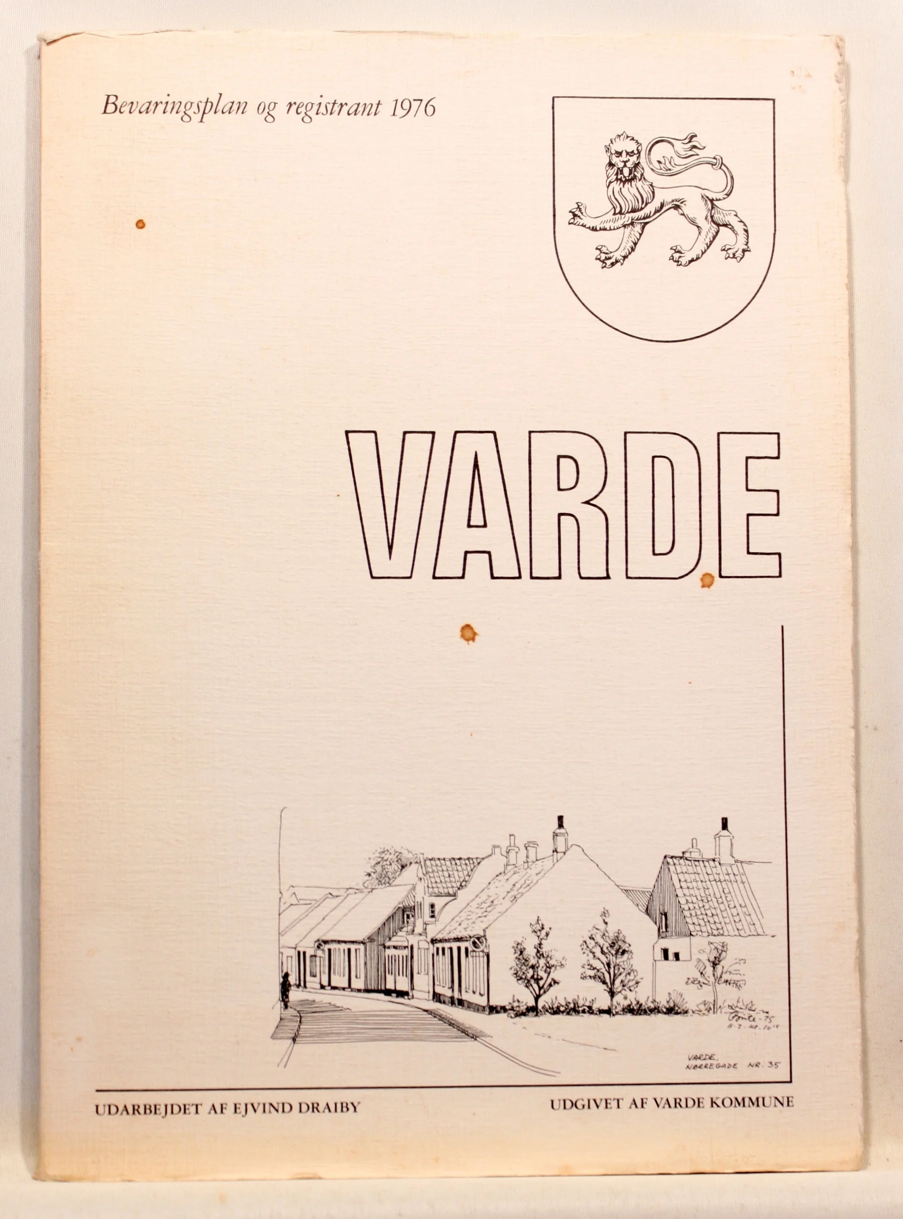 En bevaringsplan og registrant 1976 Varde