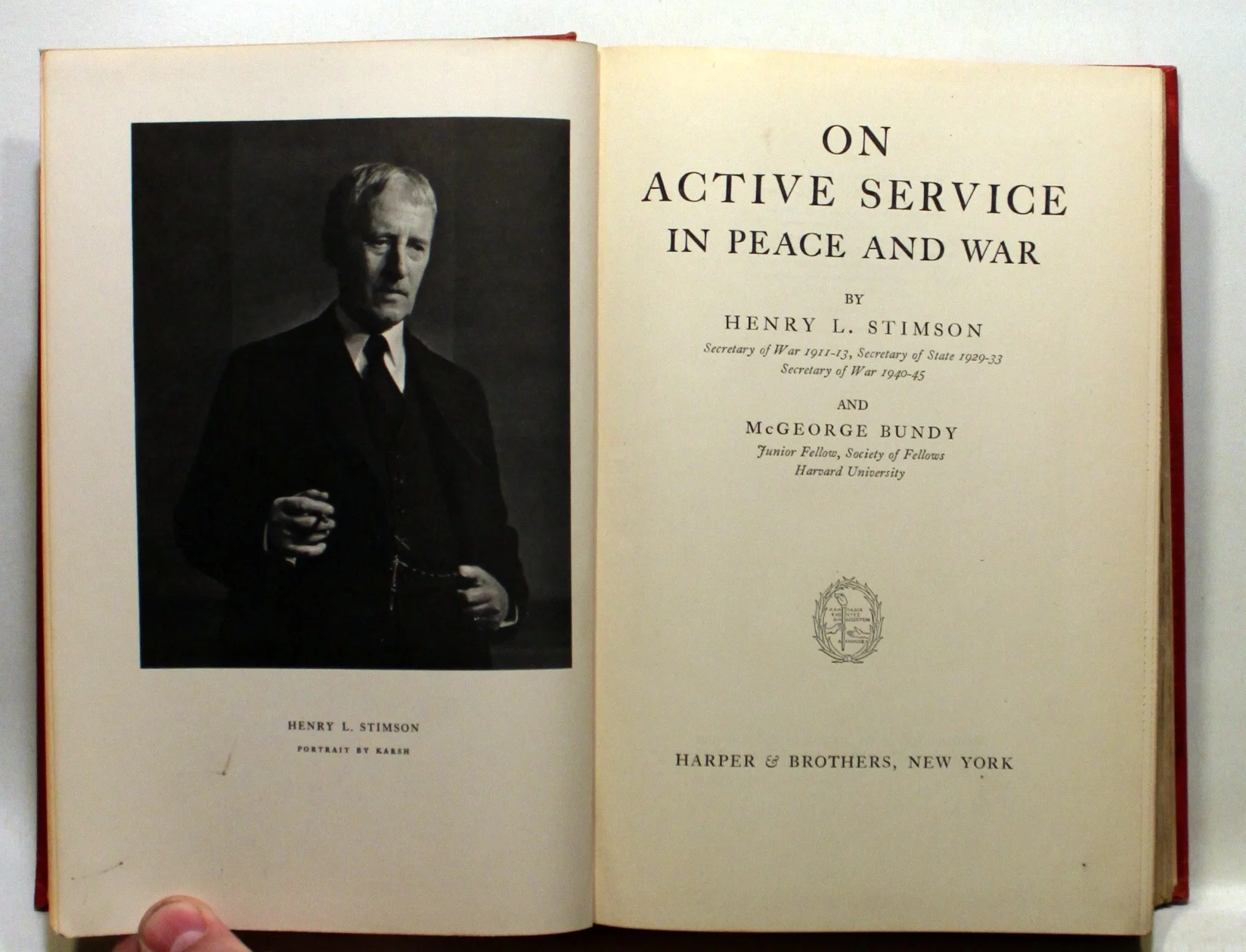 On active service in peace and war