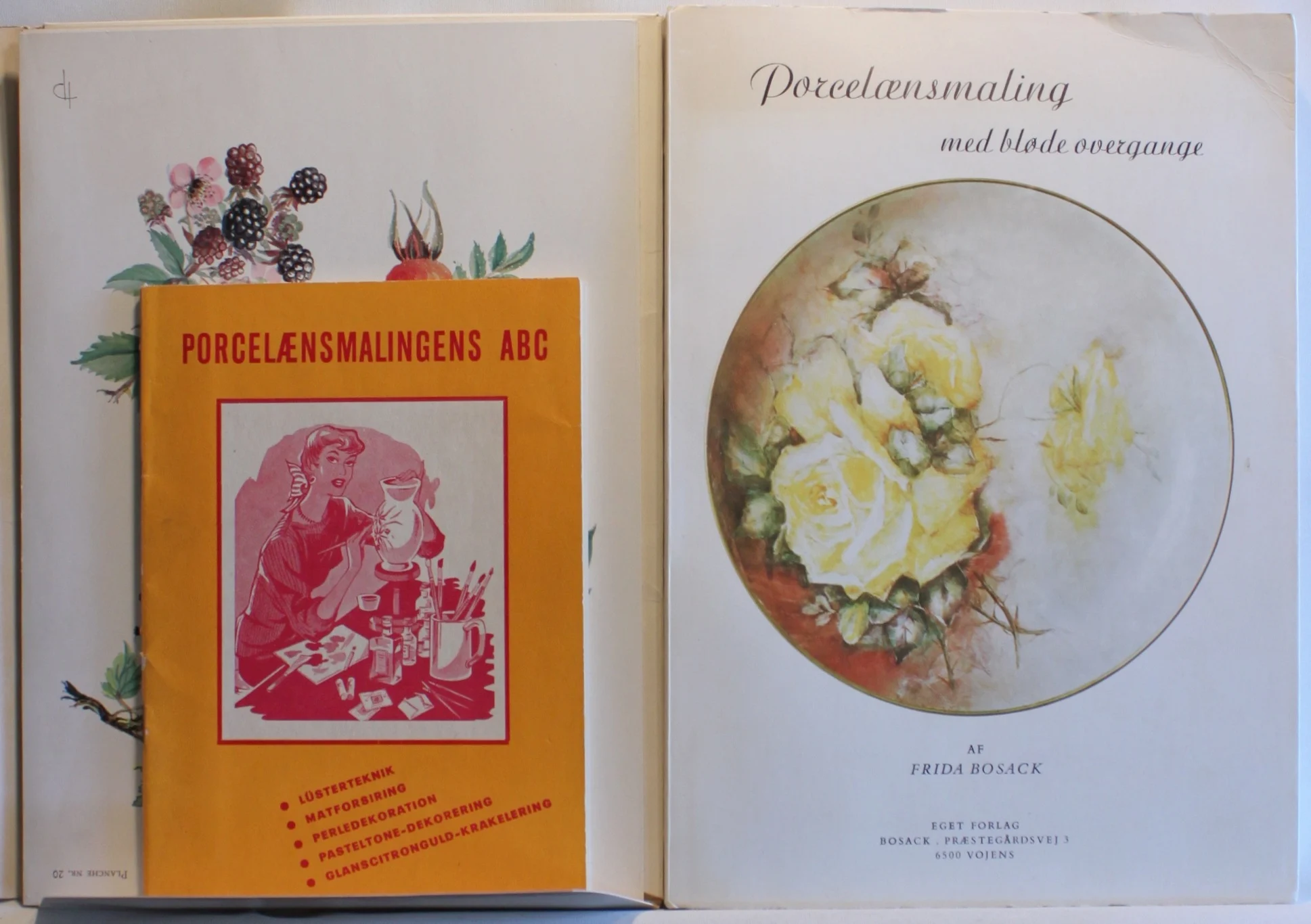 Porcelænsmaling med bløde overgange. Ny og gammel teknik