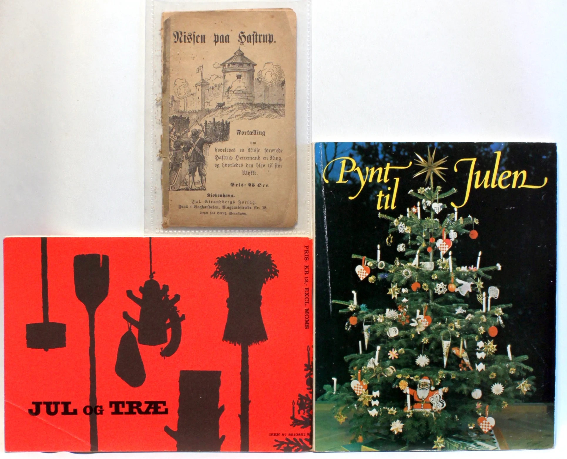 Pynt til julen. Træ og jul. Nissen paa Hastrup