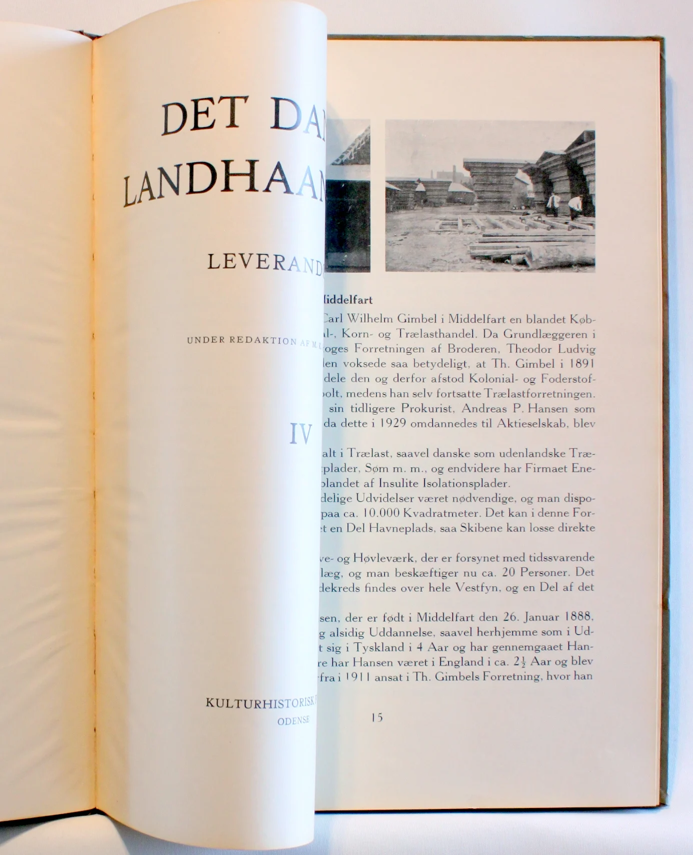 Det danske landhaandværk IV. Leverandører