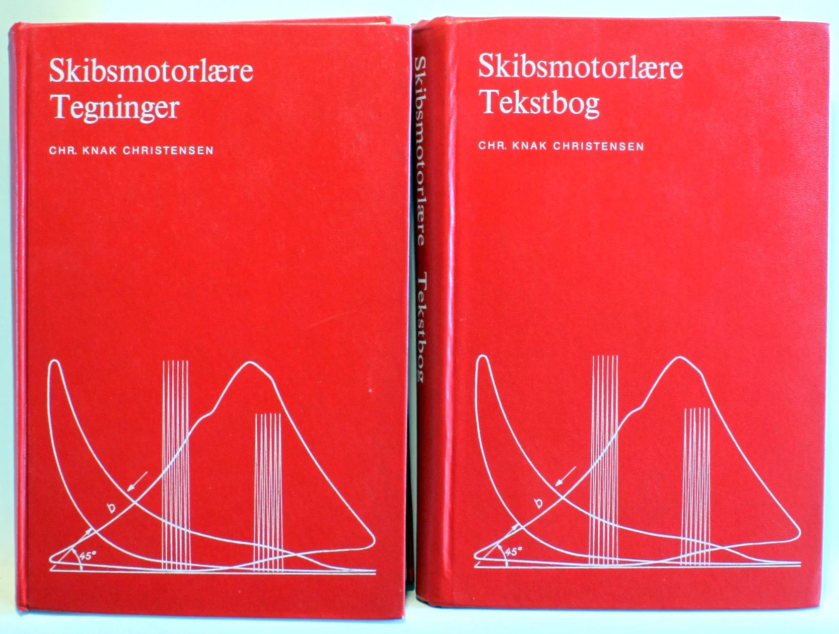 Skibsmotorlære. Tekst. Tegninger.