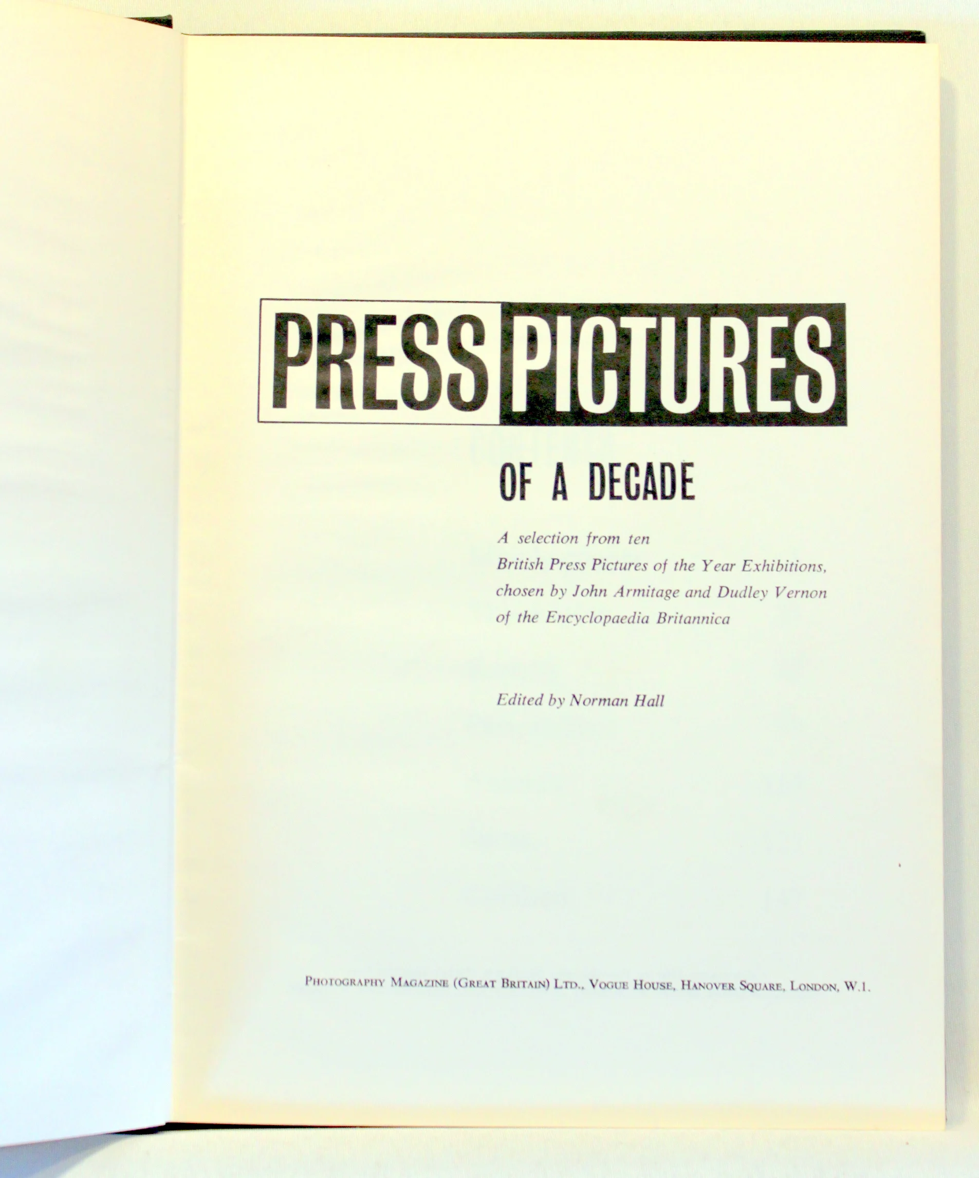 Press Pictures of A Decade