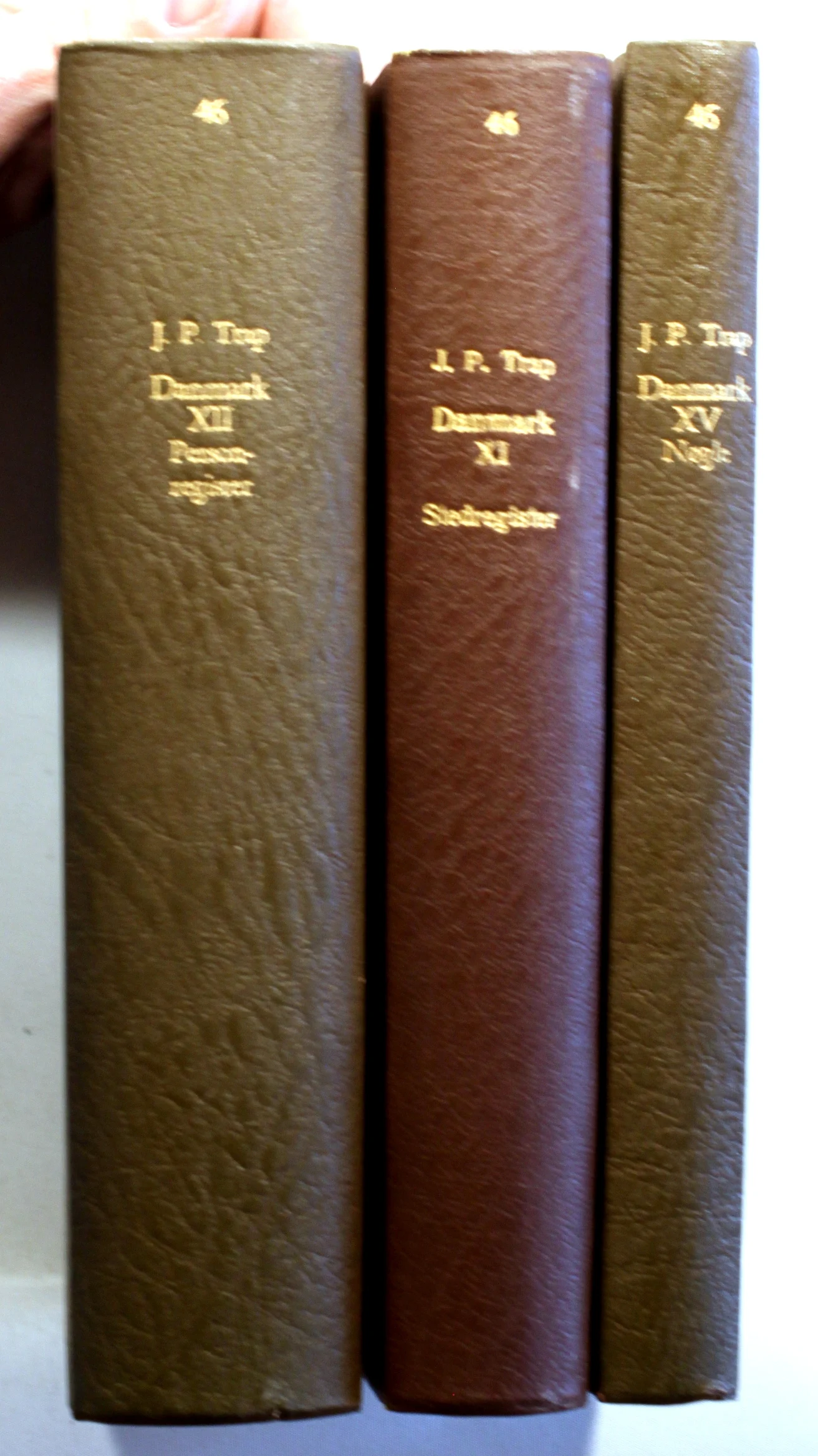 Personregister. Stedregister. Nøgle til orientering. 3 stk.