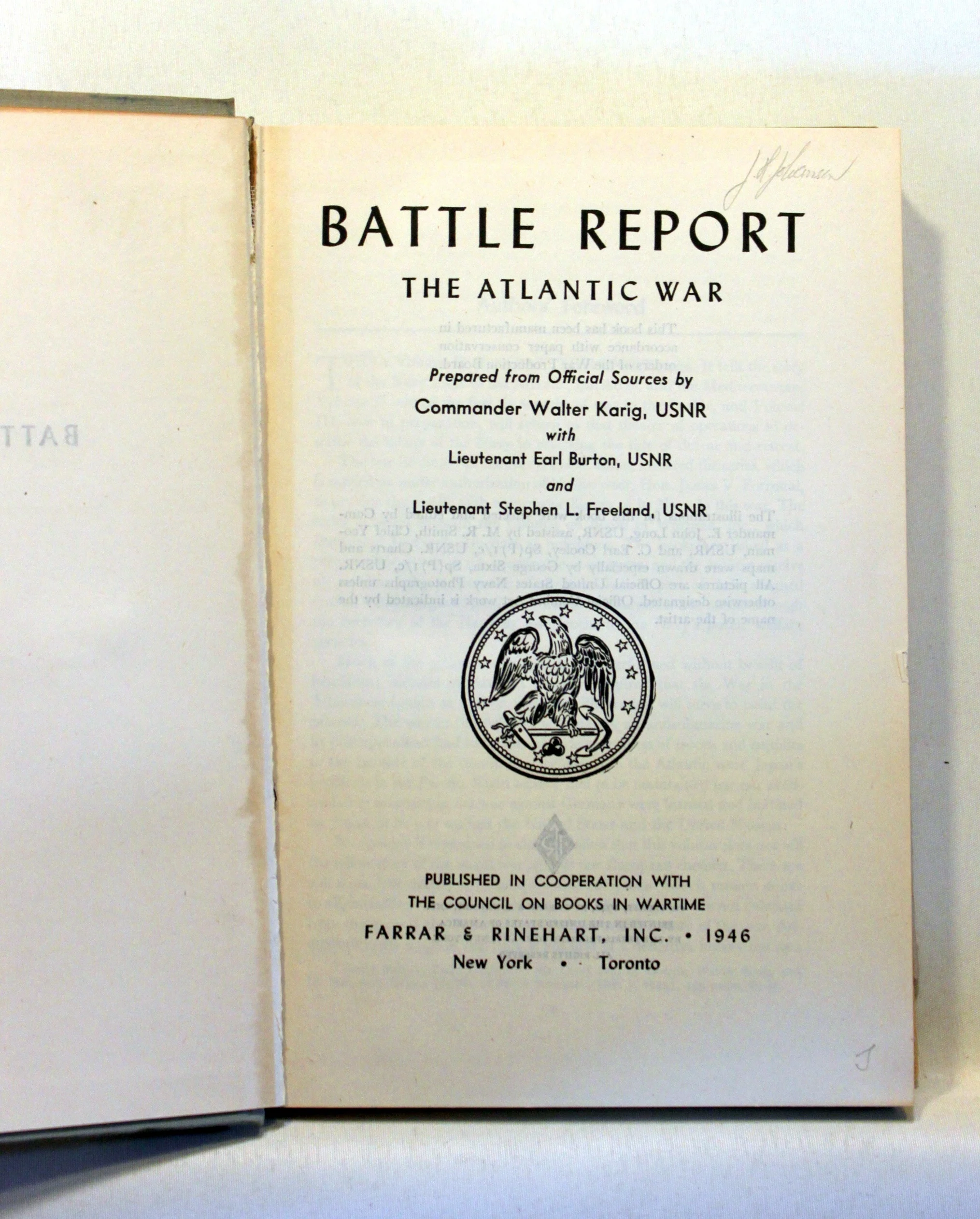 Battle Report. The Atlantic War
