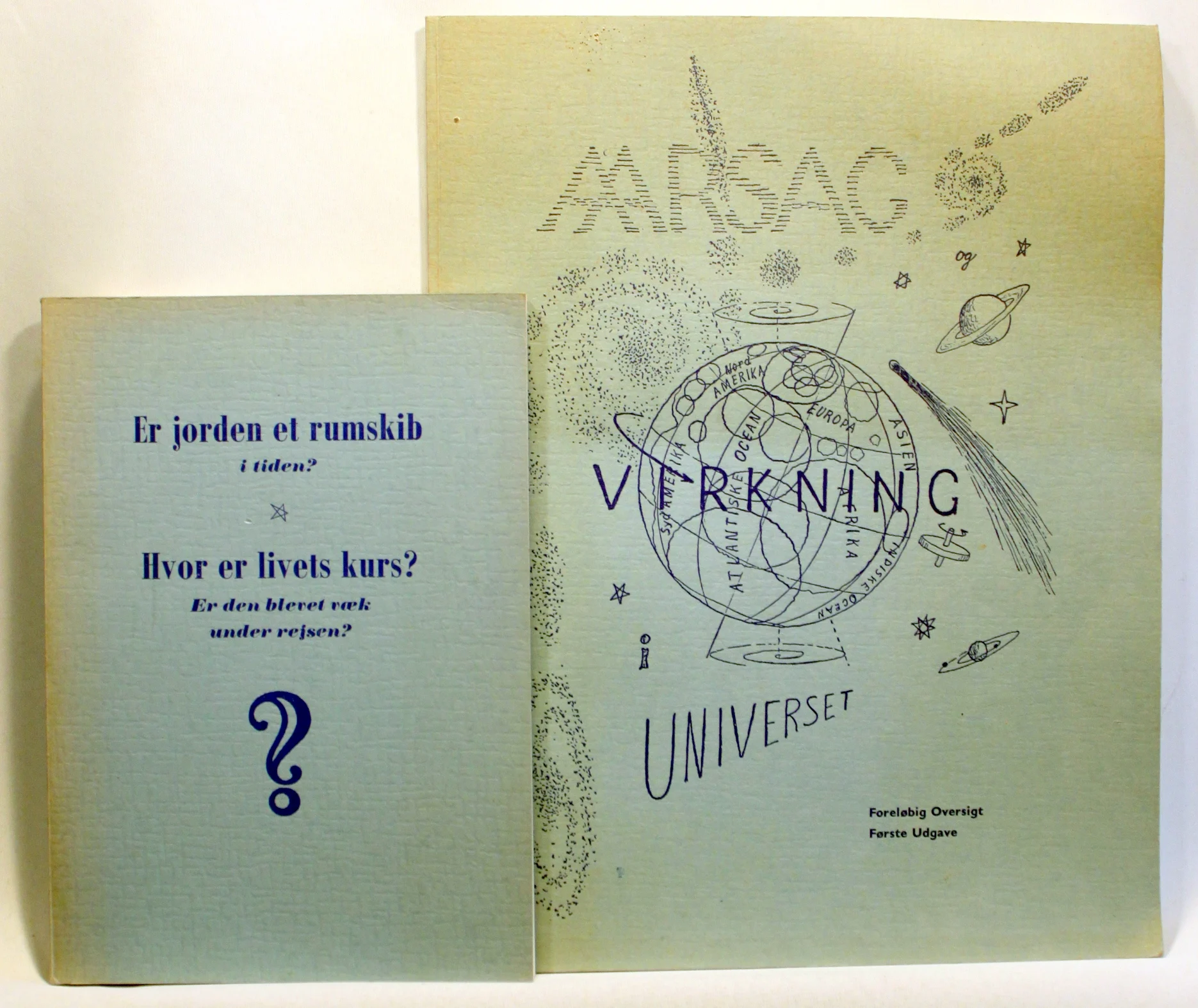 Årsag og virkning i universet. Foreløbig oversigt. Del 1+2