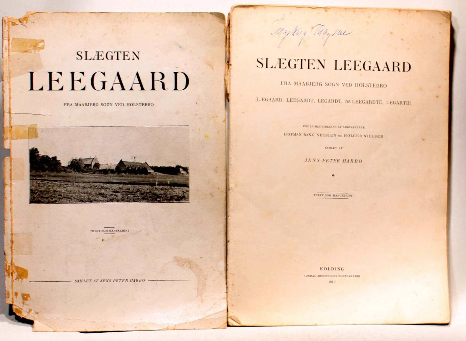 Slægten Leegaard. Fra Maabjerg Sogn ved Holstebro