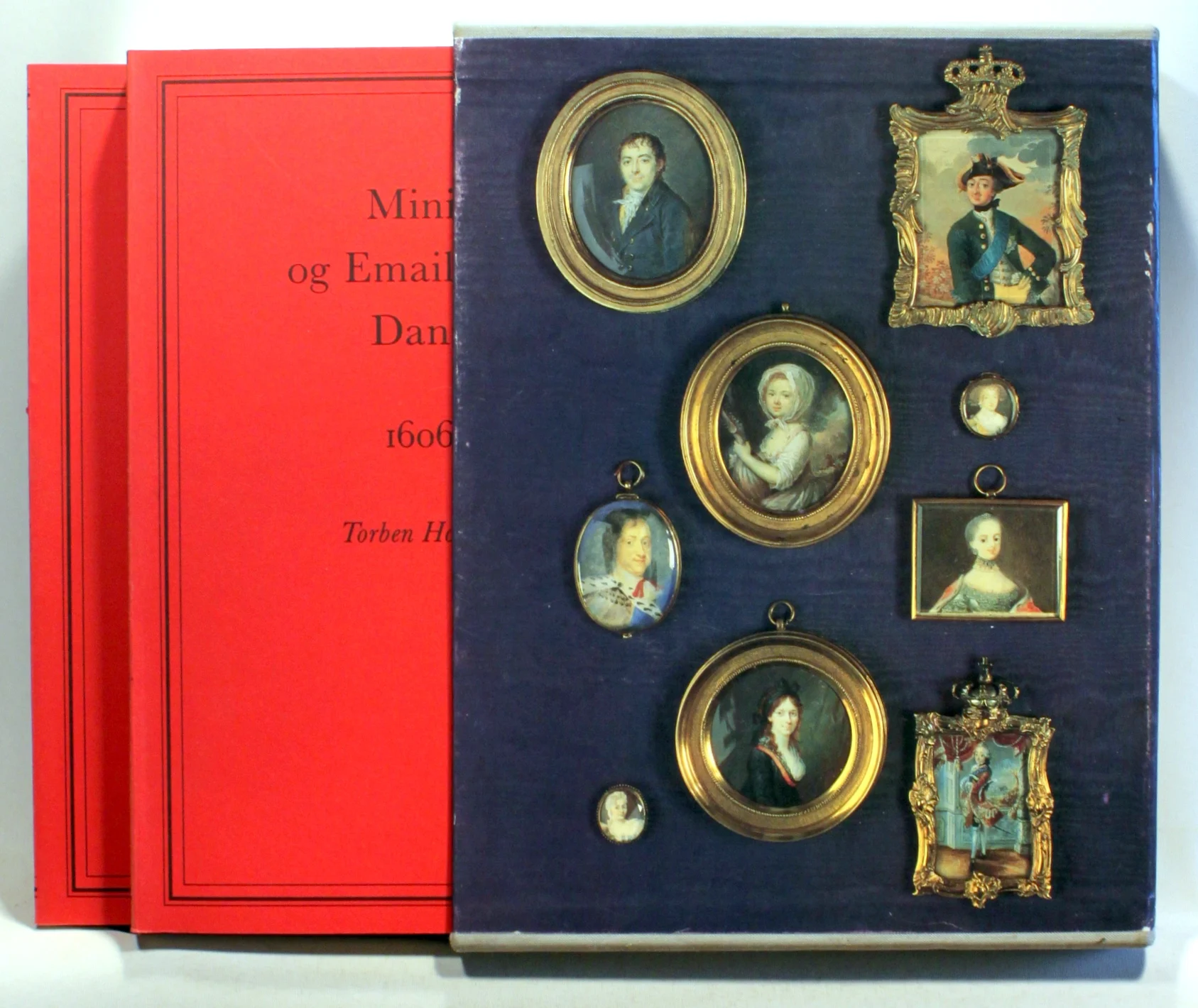 Miniature- og emaillemaleri i Danmark 1606-1850. 2 bind.