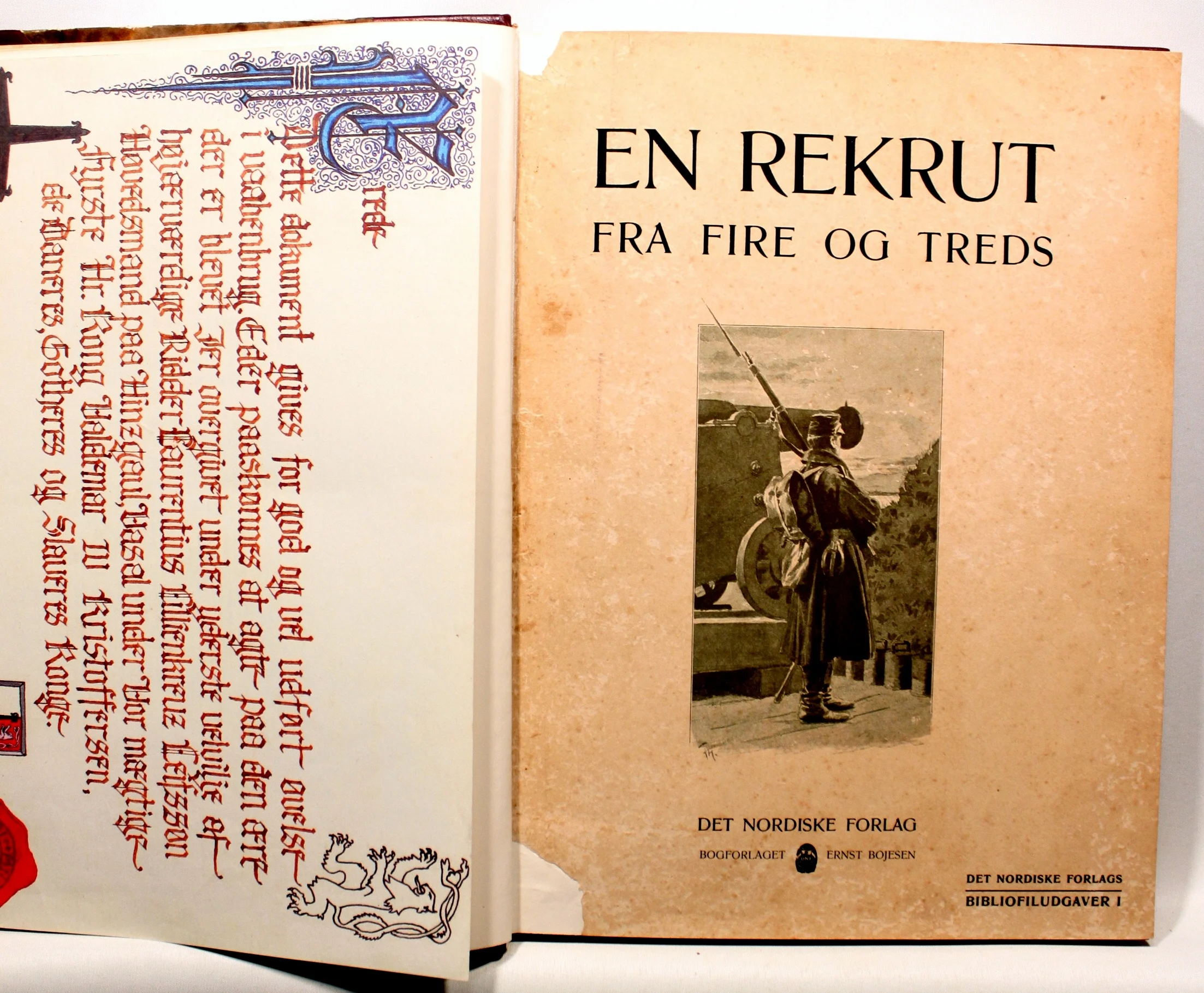 En rekrut fra fire og treds