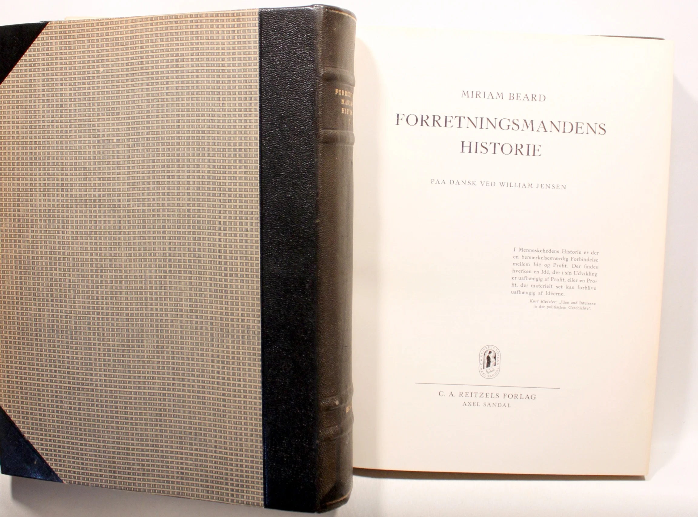 Forretningsmandens historie. 2 bind