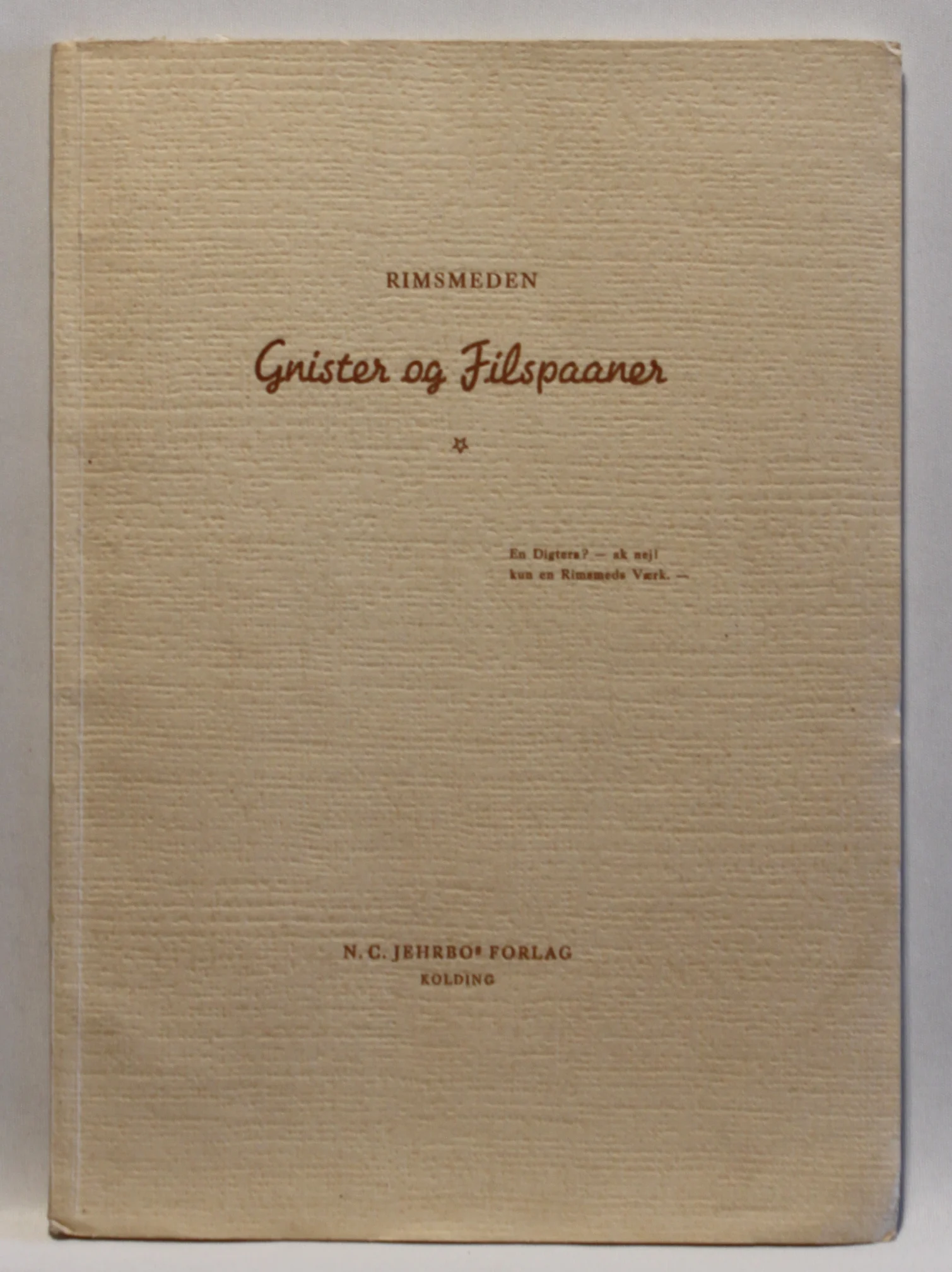 Gnister og Filspaaner