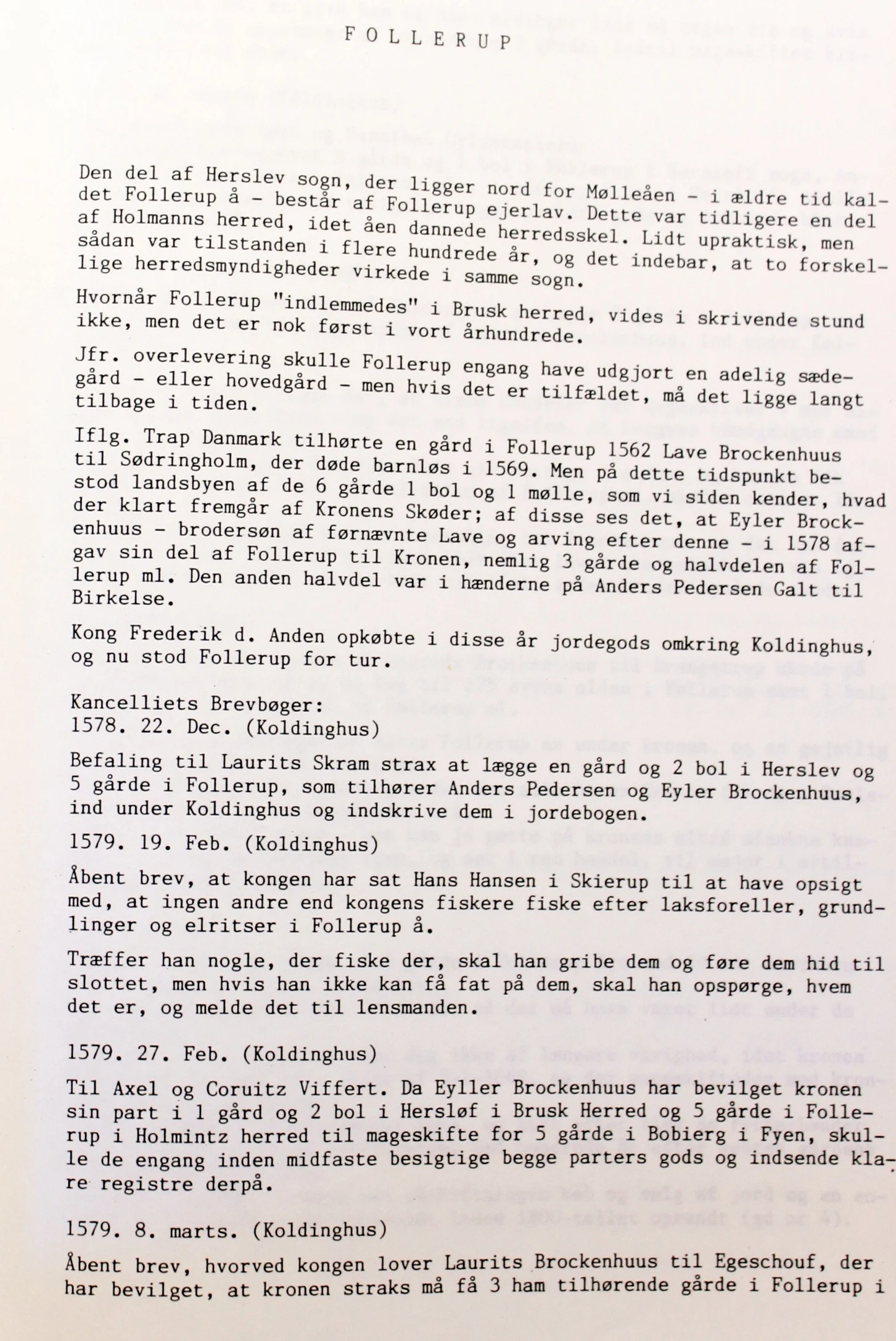 Navne og noter Follerup