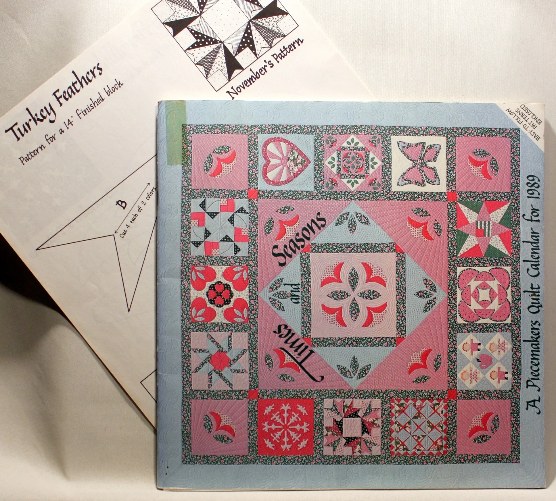 Times and Seasons ~ A Piecemakers Quilt Calendar for 1989