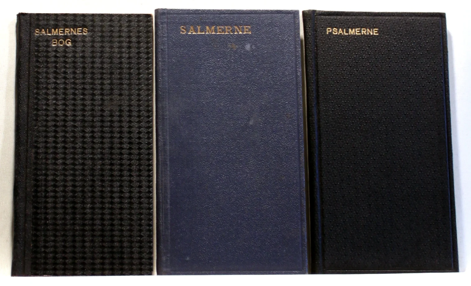 Salmerne. Salmernes Bog. Psalmerne. 3 stk.