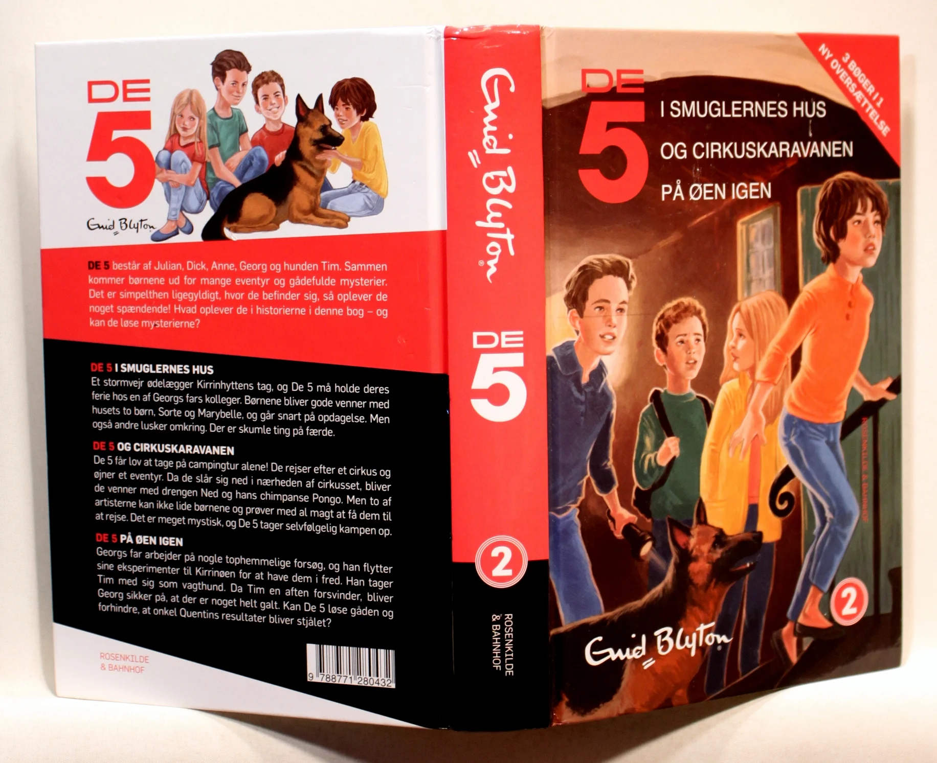 De 5 i smuglernes hus. De 5 og cirkuskaravanen. De 5 på øen igen