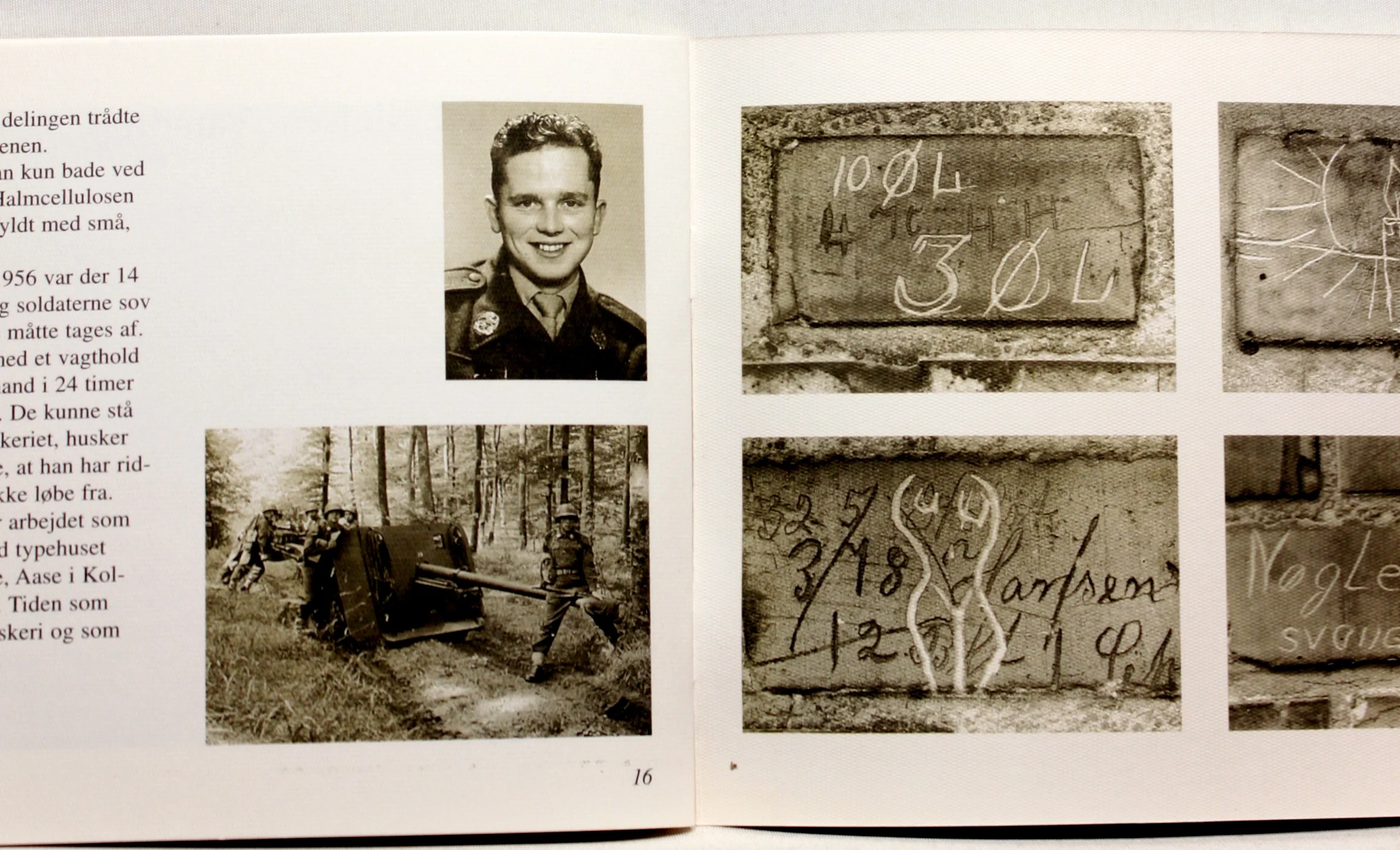 Graffiti med skraaskrift – hvad de gamle soldater skrev