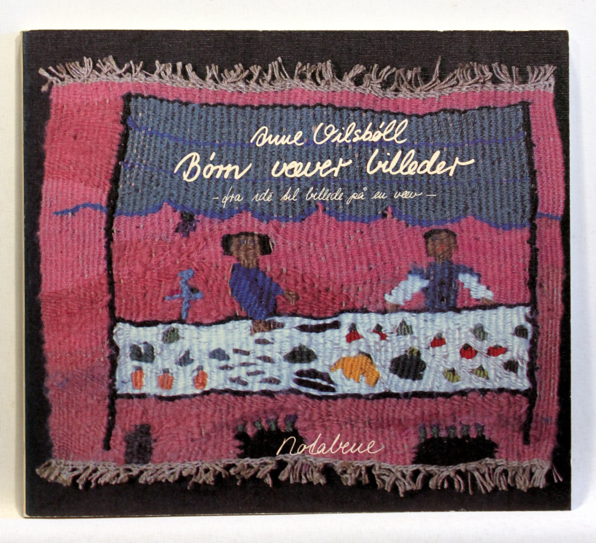 Børn væver billeder – fra idé til billede på væv