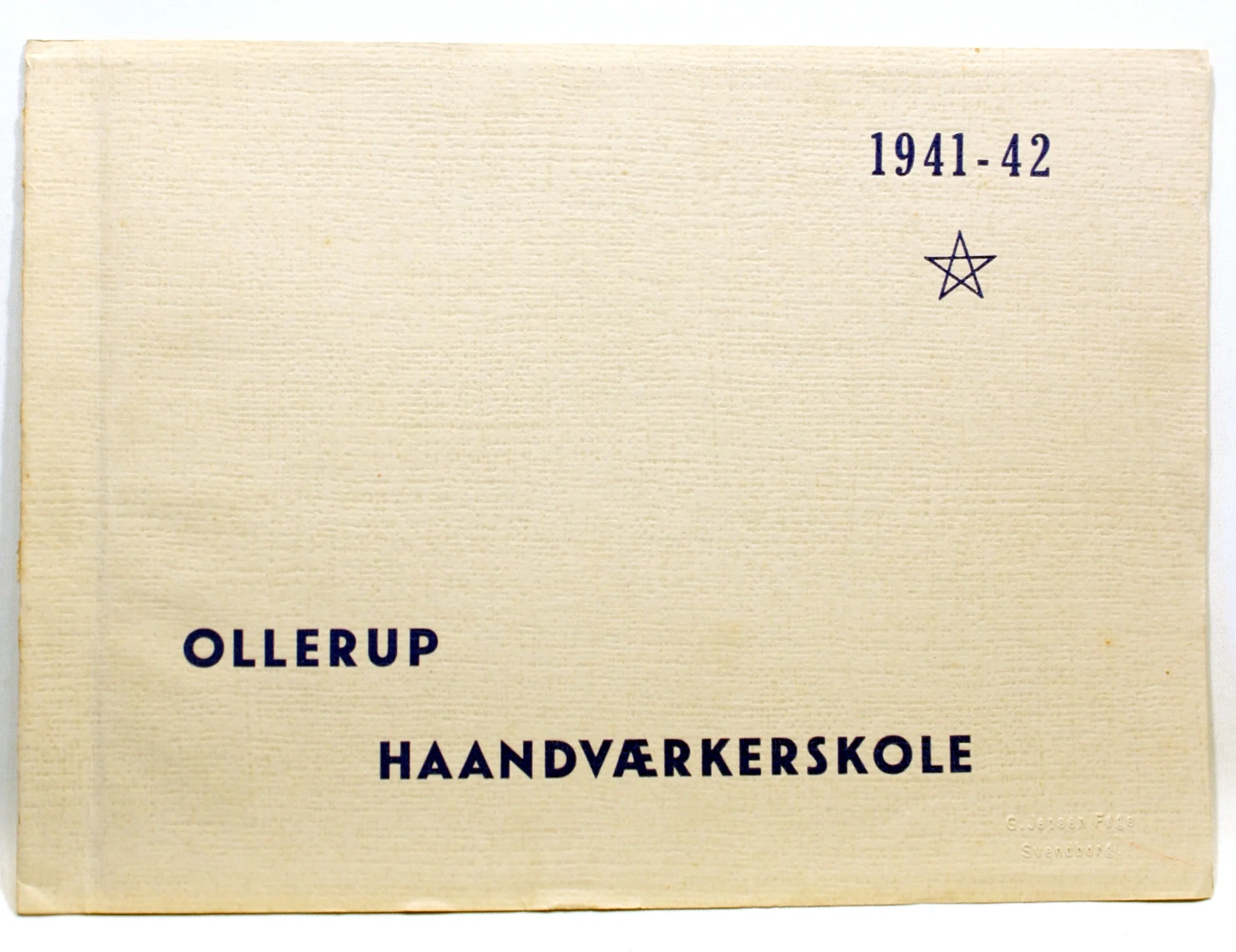 Ollerup Haandværkerskole 1941-42