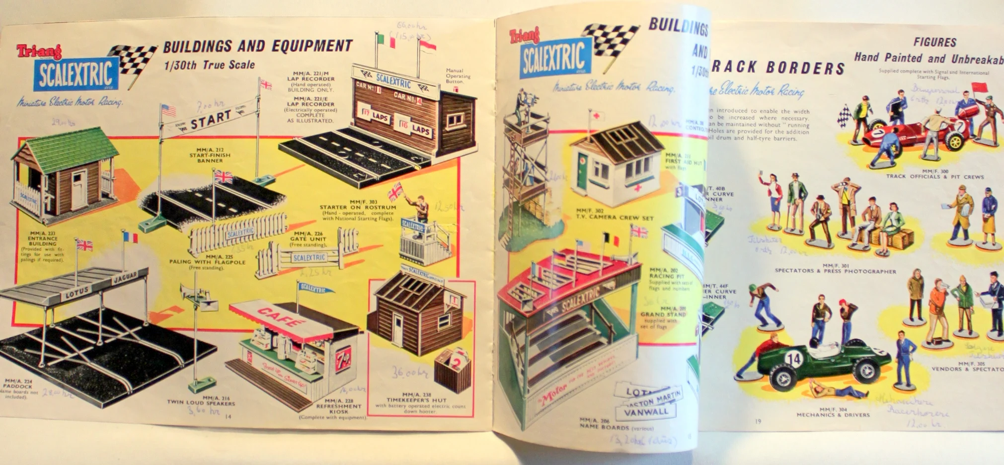 Tri-ang Scalextric. Miniature electric motor racing. 3th Edition