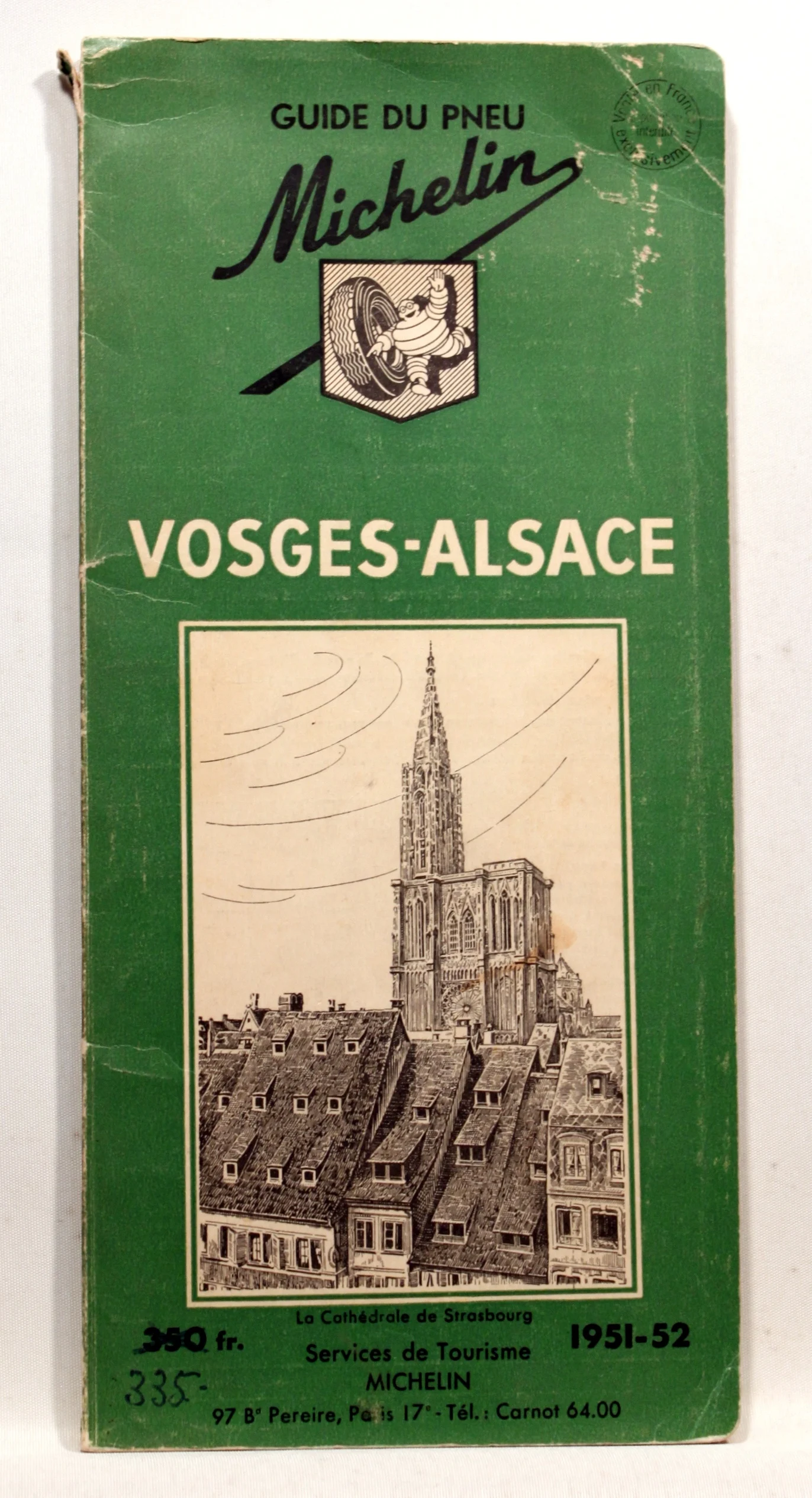 Guide Michelin Vosges-Alsace 1948