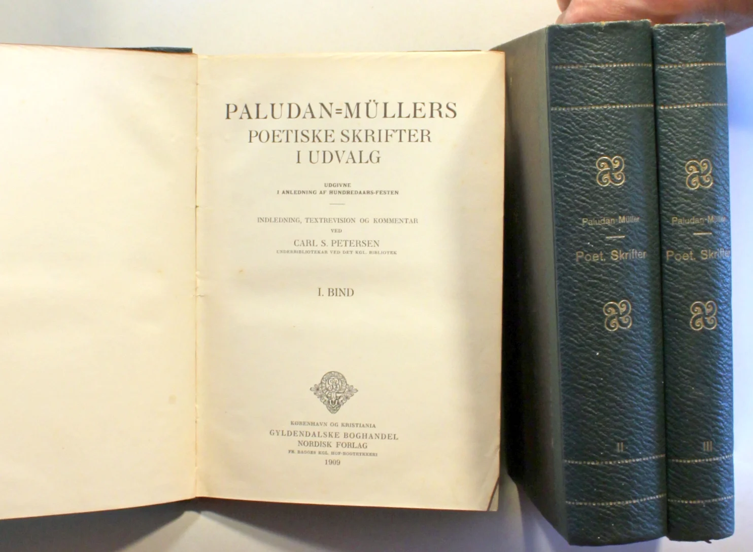 Paludan-Müllers poetiske skrifter i udvalg. 3 Bind