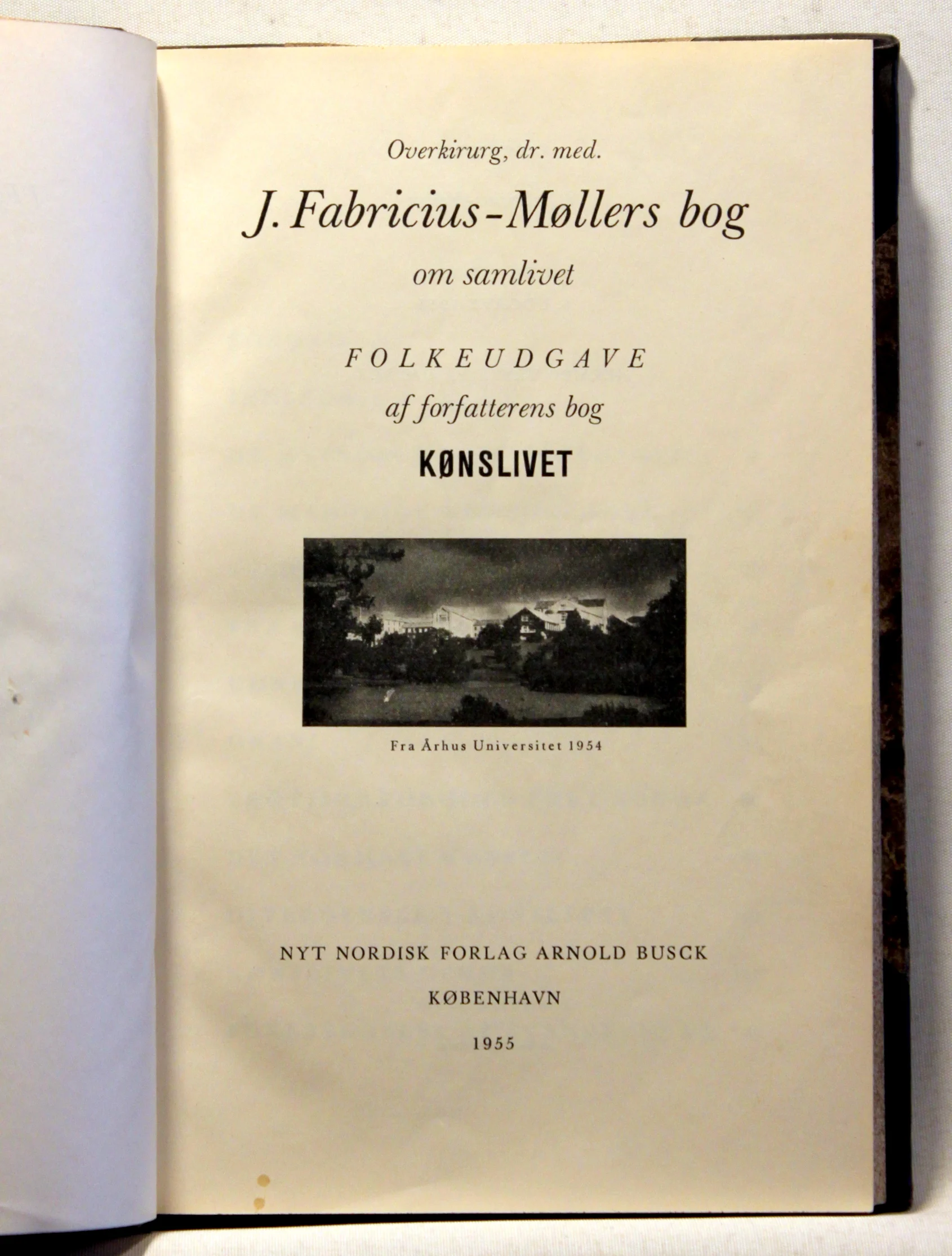 J. Fabricius-Møllers bog om samlivet. Folkeudgave