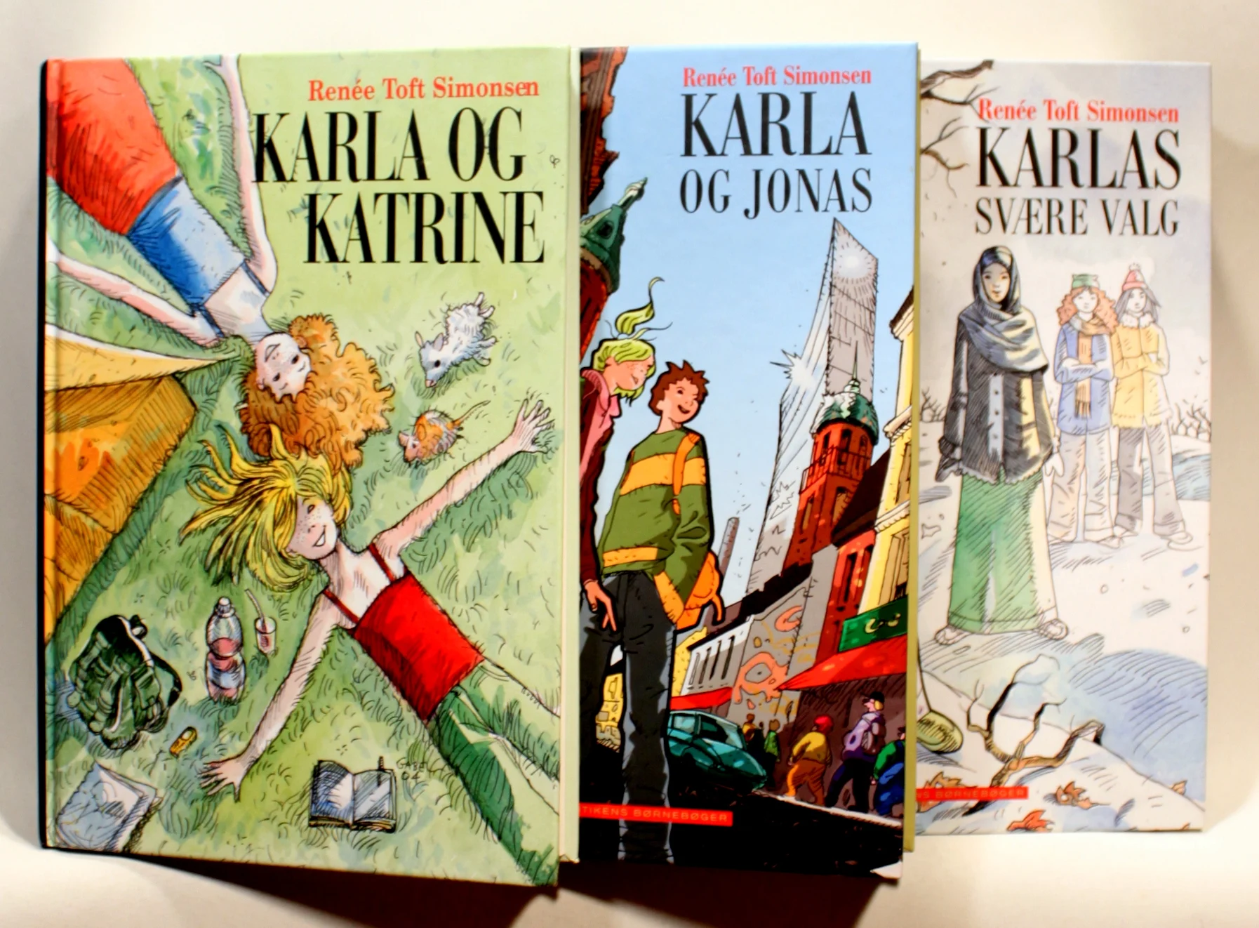 Karla og Katrine. Karla og Jonas. Karlas svære valg