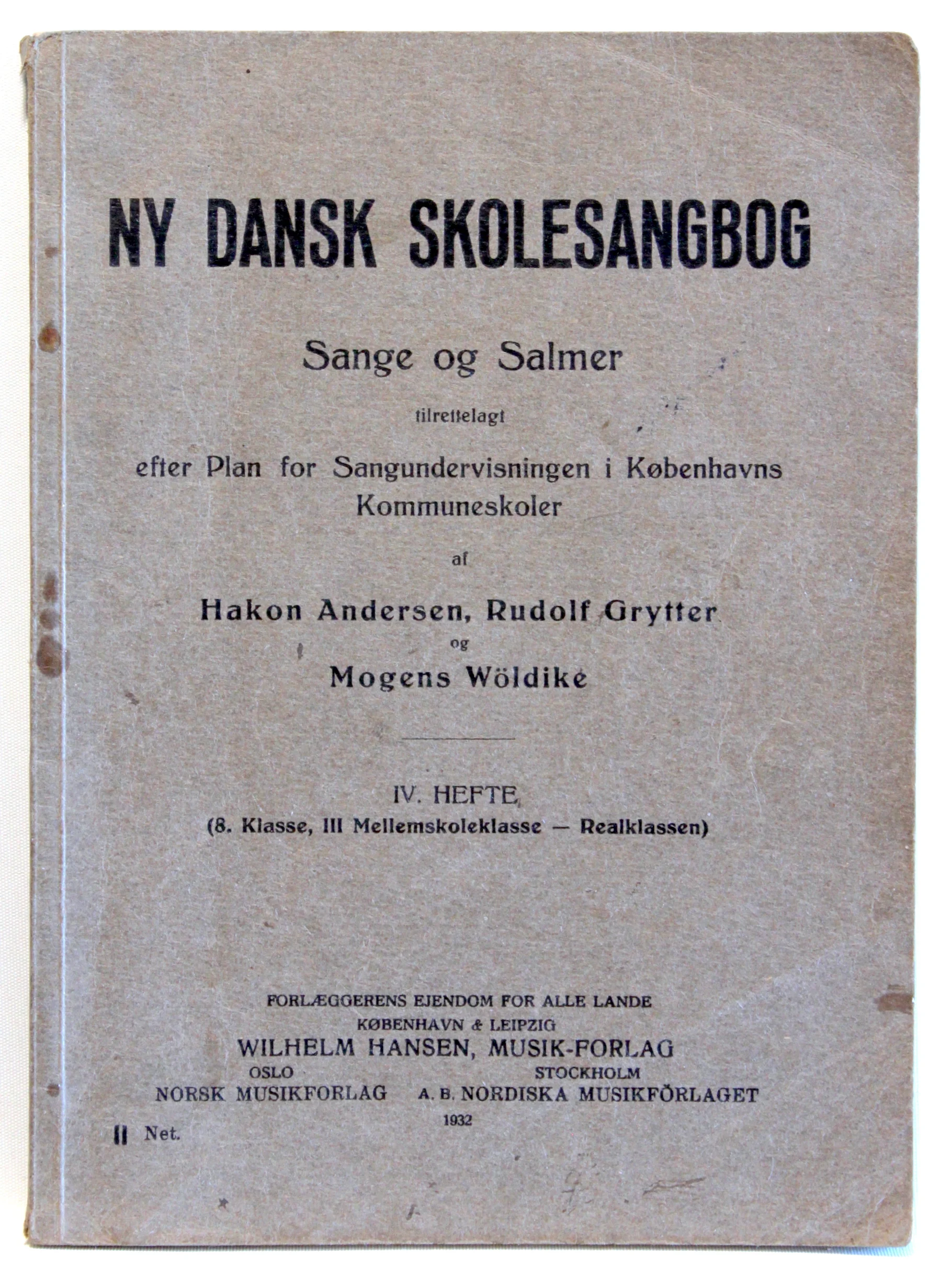 Ny Dansk Skolesangbog