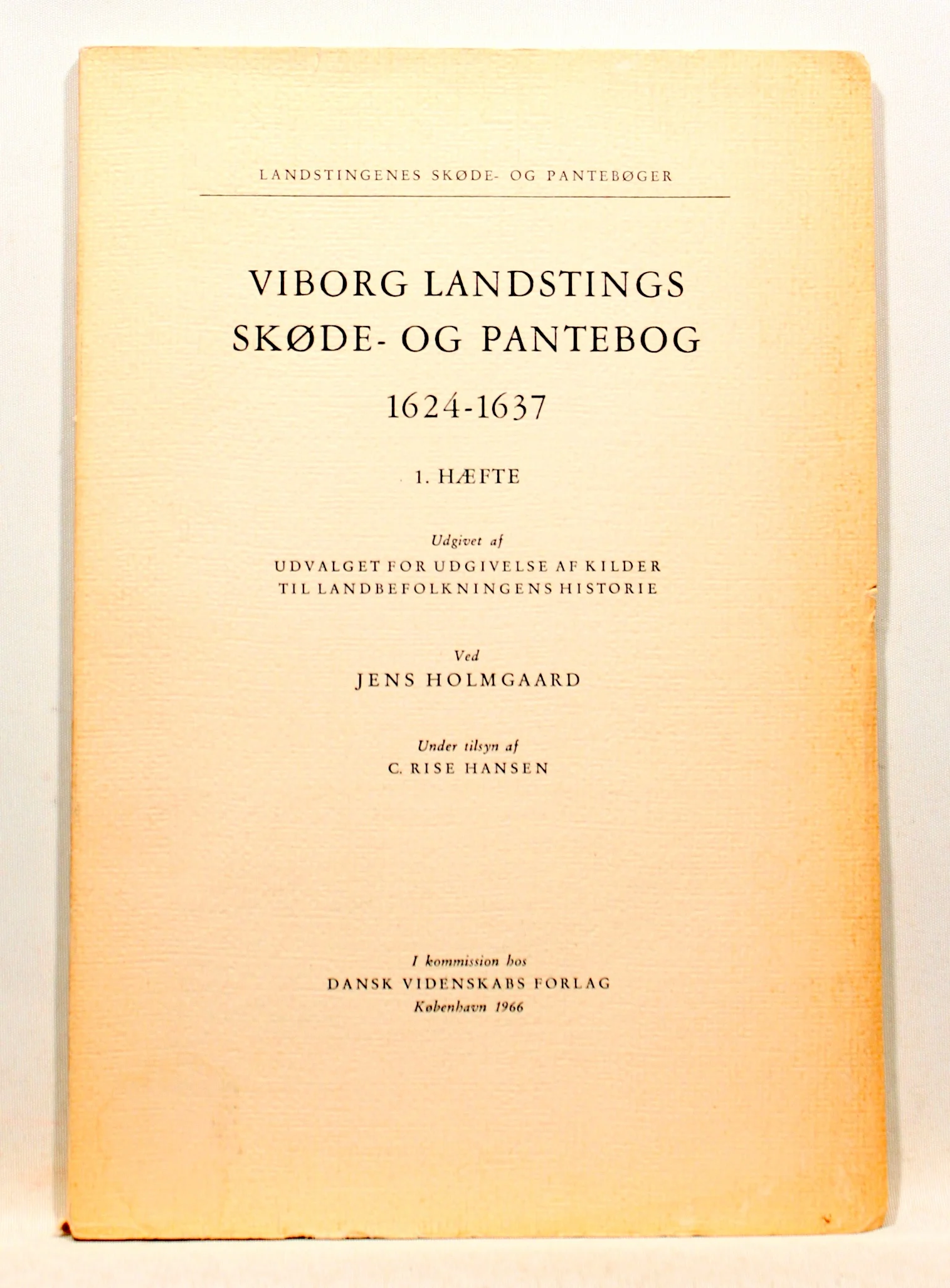 Viborg Landstings skøde- og pantebøger 1624-1637