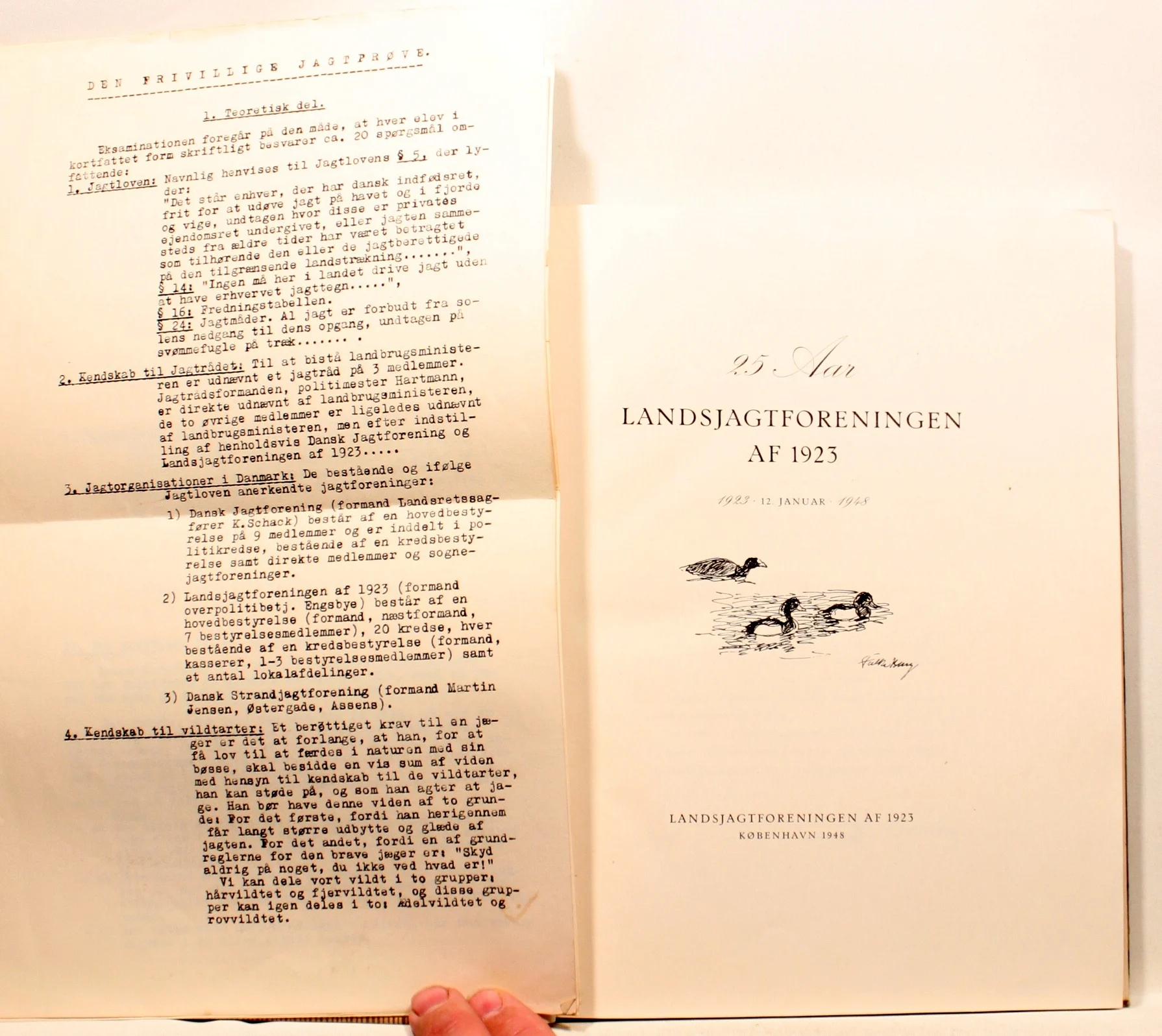 Landsjagtforeningen af 1923. 25 Aars Jubilæum