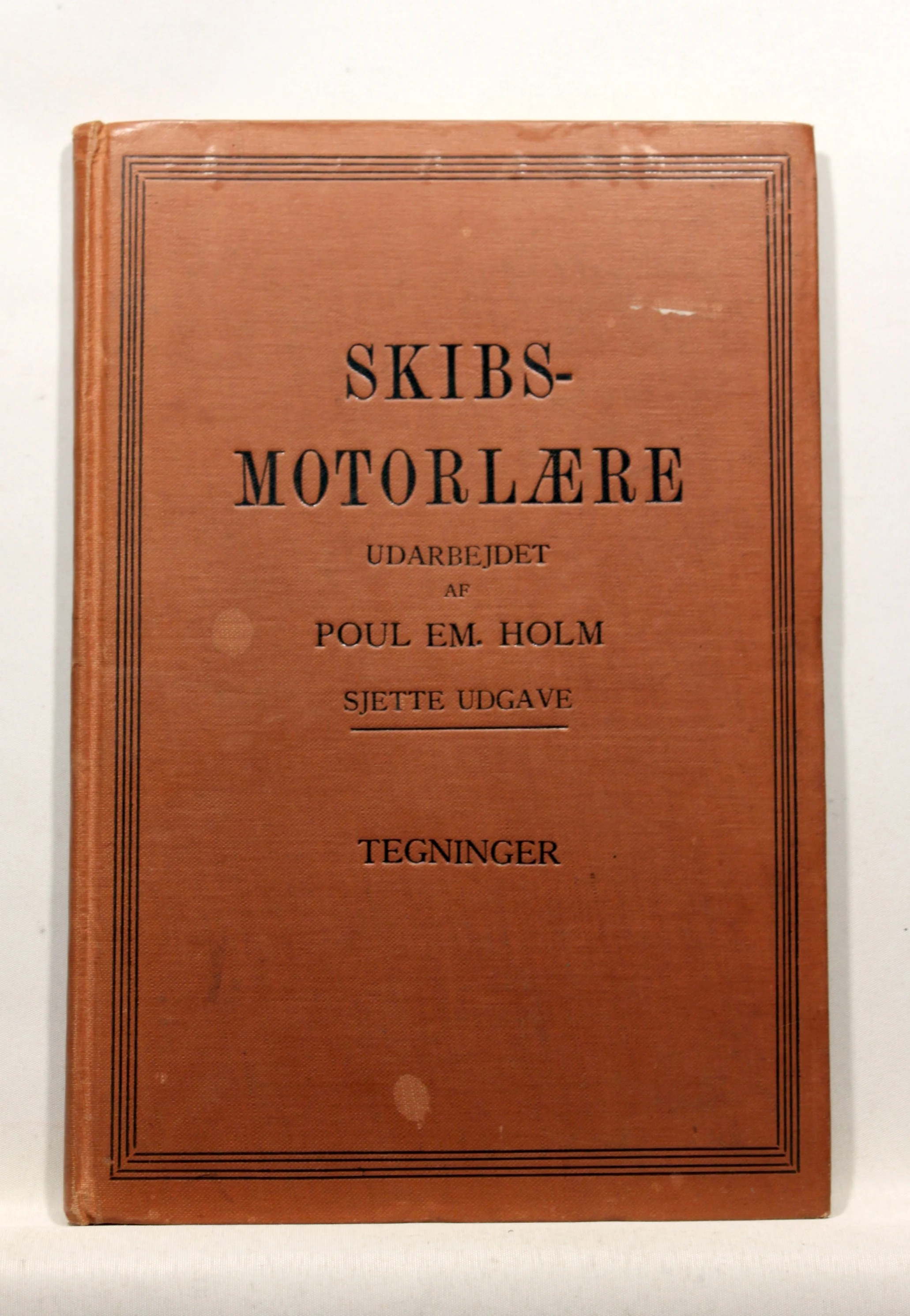 Skibsmotorlære. Tegninger. Bind 2.