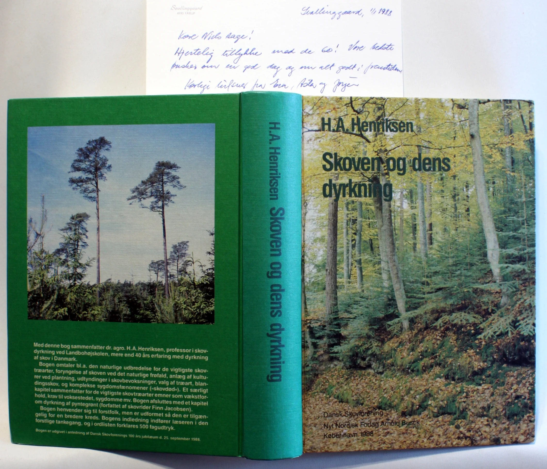 Skoven og dens dyrkning