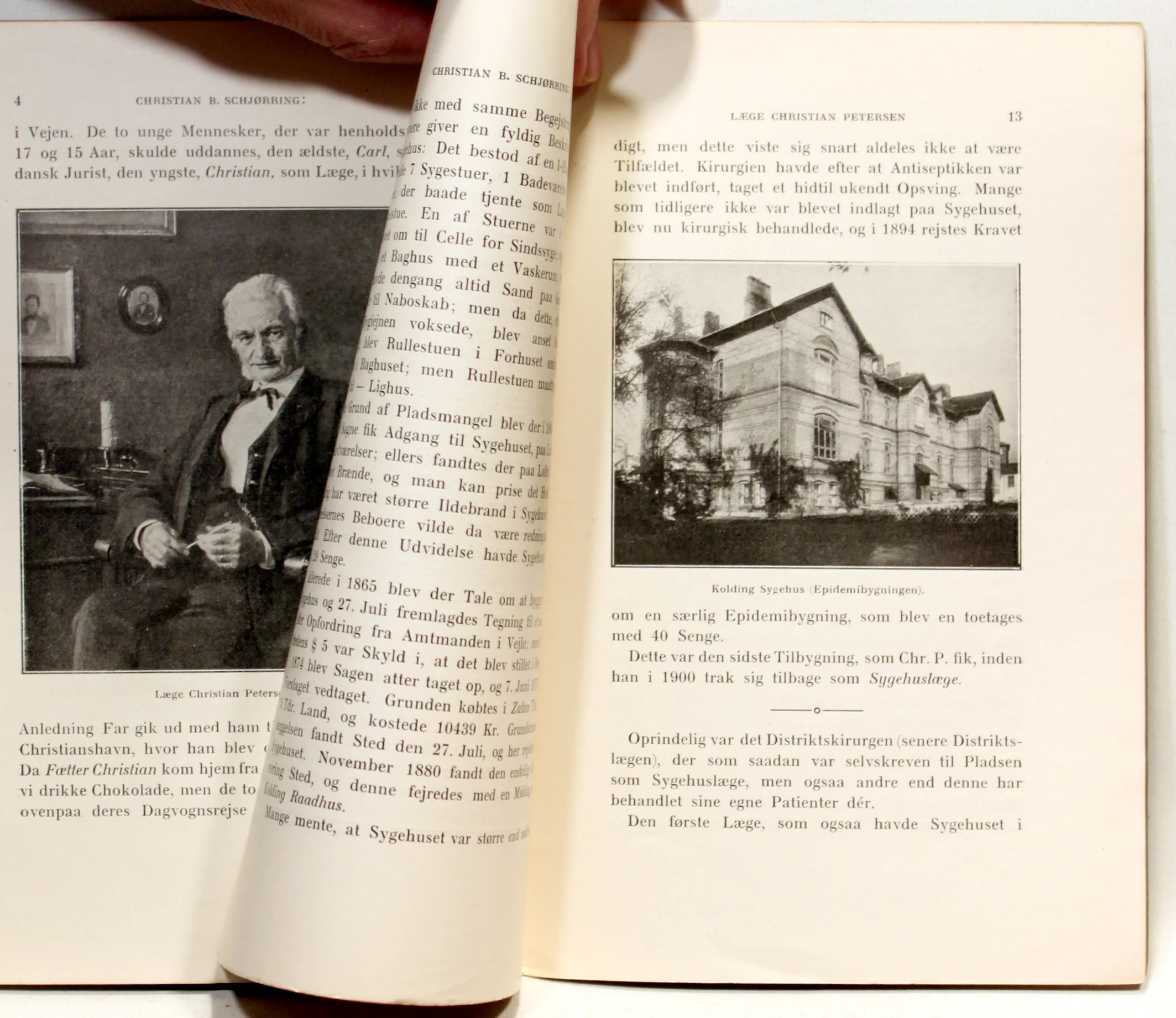 Christian Petersen. Den første Sygehuslæge i Kolding