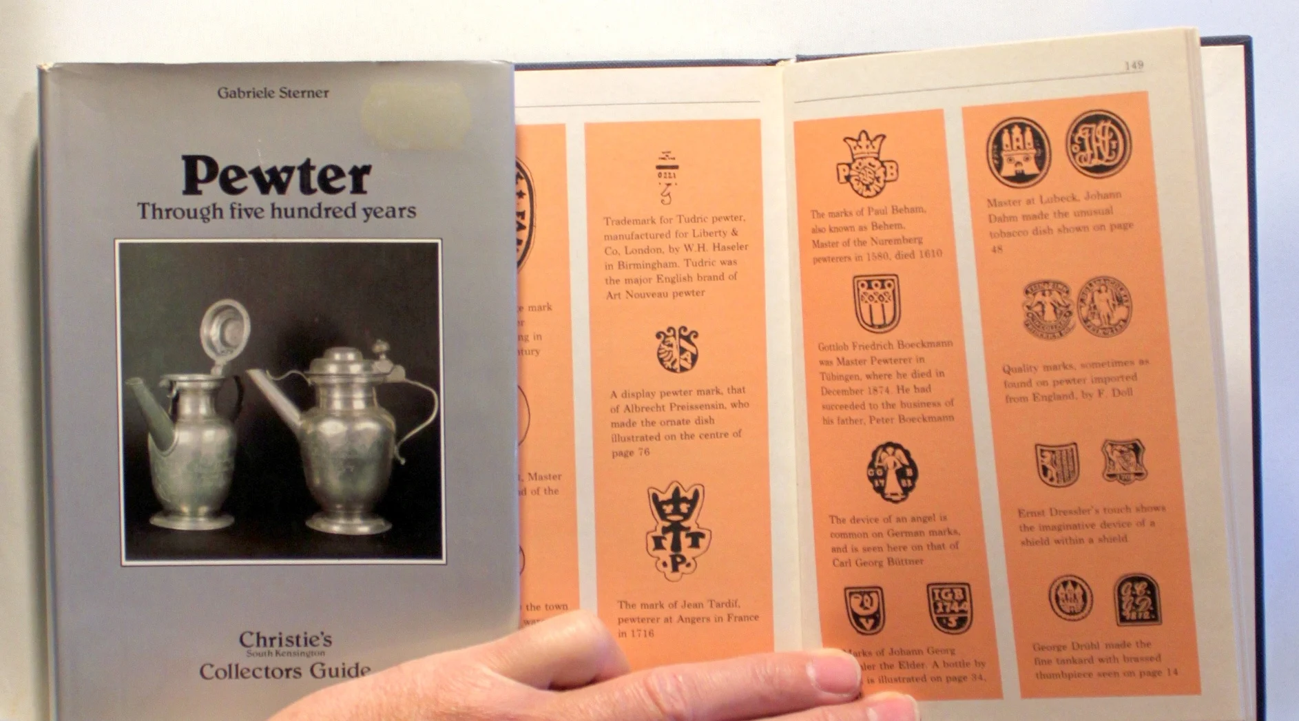 Pewter. Through Five Hundred Years